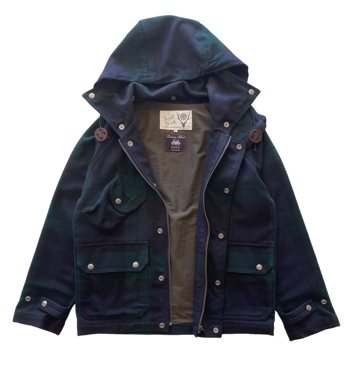 Nepenthes Nepenthes X south2 West8 Wool Tartan Carmel Jacket Size US S / EU 44-46 / 1 - 4 Thumbnail