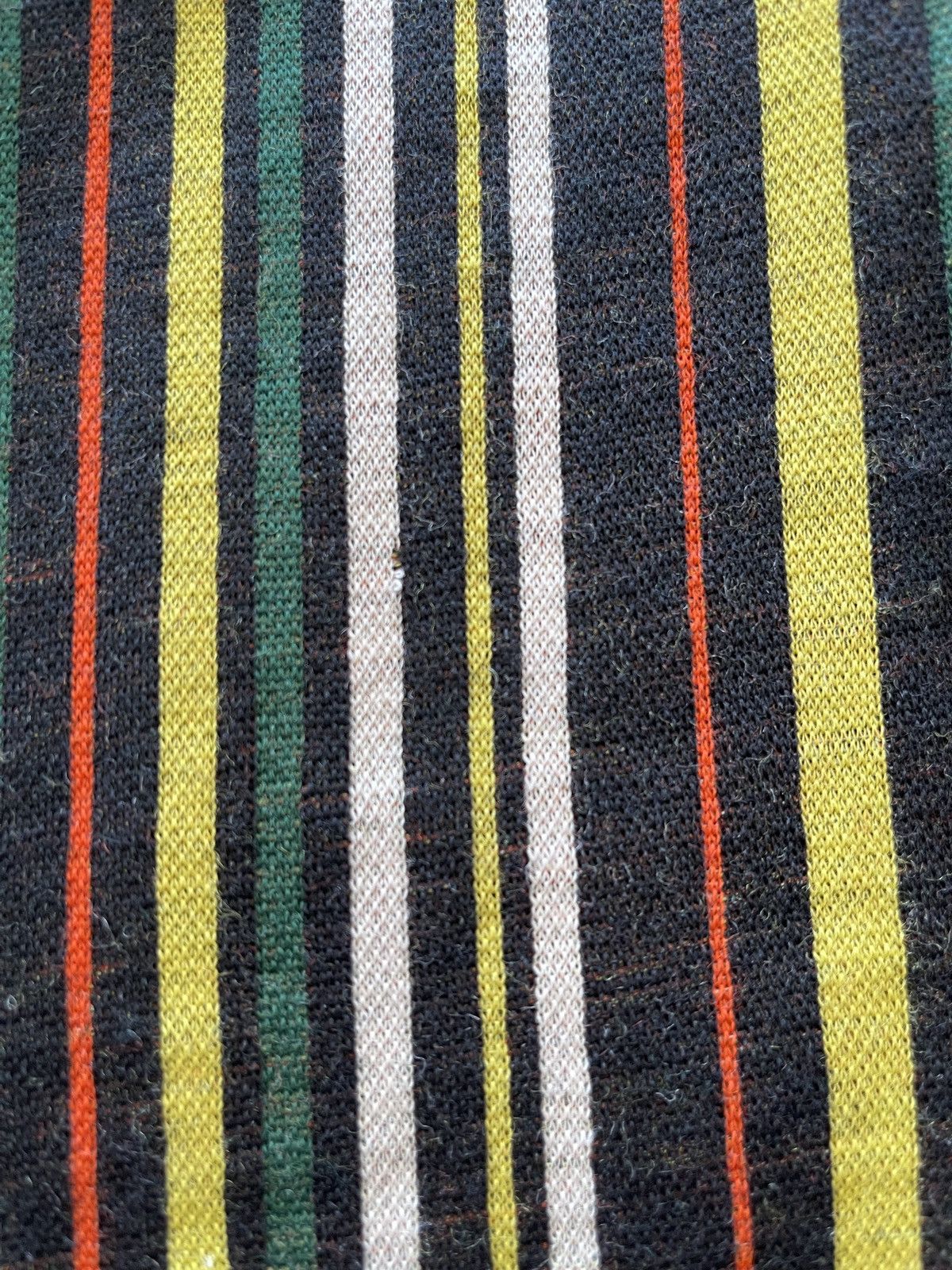 agnes b. Agnes B. Luxury Multicolor Stripe Overcoat Size M / US 6-8 / IT 42-44 - 11 Thumbnail