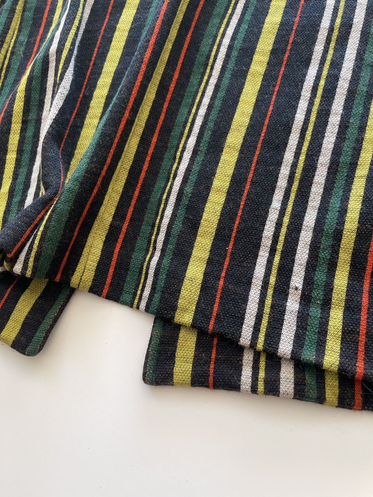 agnes b. Agnes B. Luxury Multicolor Stripe Overcoat Size M / US 6-8 / IT 42-44 - 10 Thumbnail