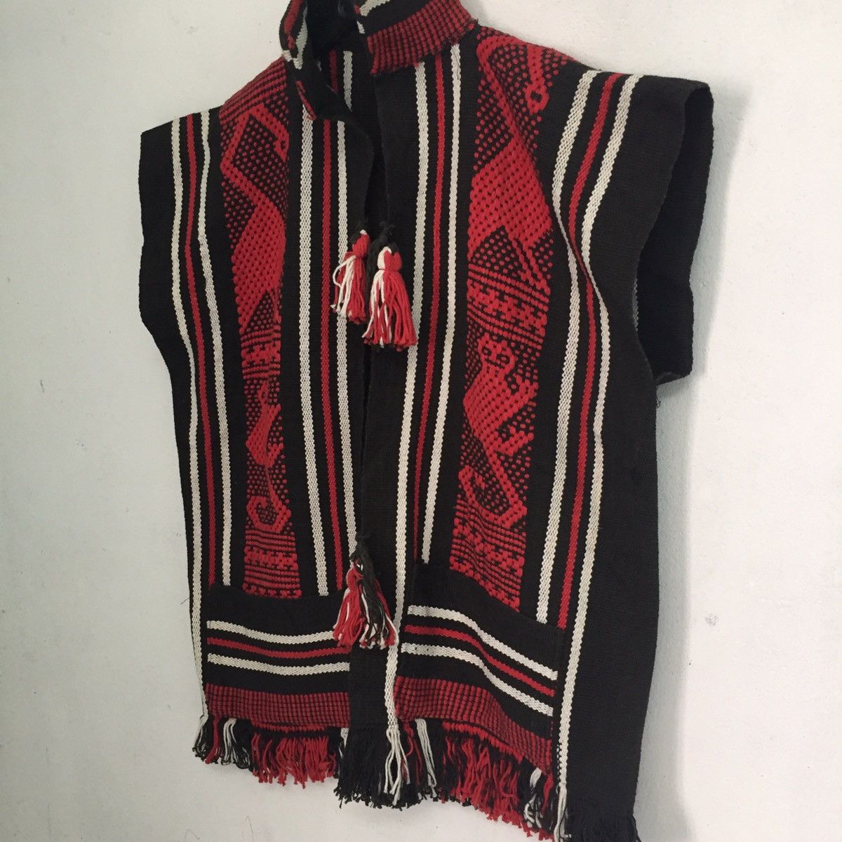 Japanese Brand Custom Made Sleeveless Cardigan Kimono Vest Knitted Style Size US L / EU 52-54 / 3 - 8 Thumbnail