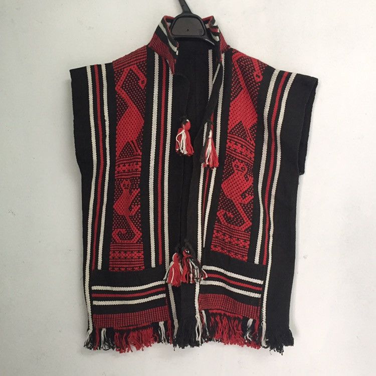 Japanese Brand Custom Made Sleeveless Cardigan Kimono Vest Knitted Style Size US L / EU 52-54 / 3 - 1 Thumbnail