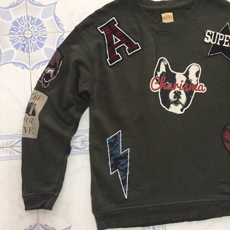 Zara Zara Trafaluc Patch & Print Mix Sweatshirt Size US S / EU 44-46 / 1 - 3 Thumbnail