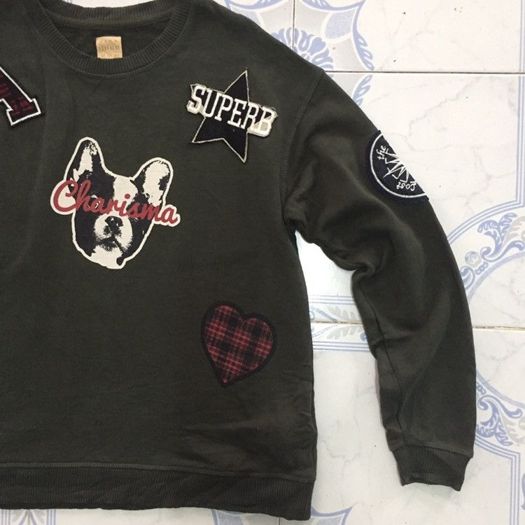 Zara Zara Trafaluc Patch & Print Mix Sweatshirt Size US S / EU 44-46 / 1 - 2 Thumbnail