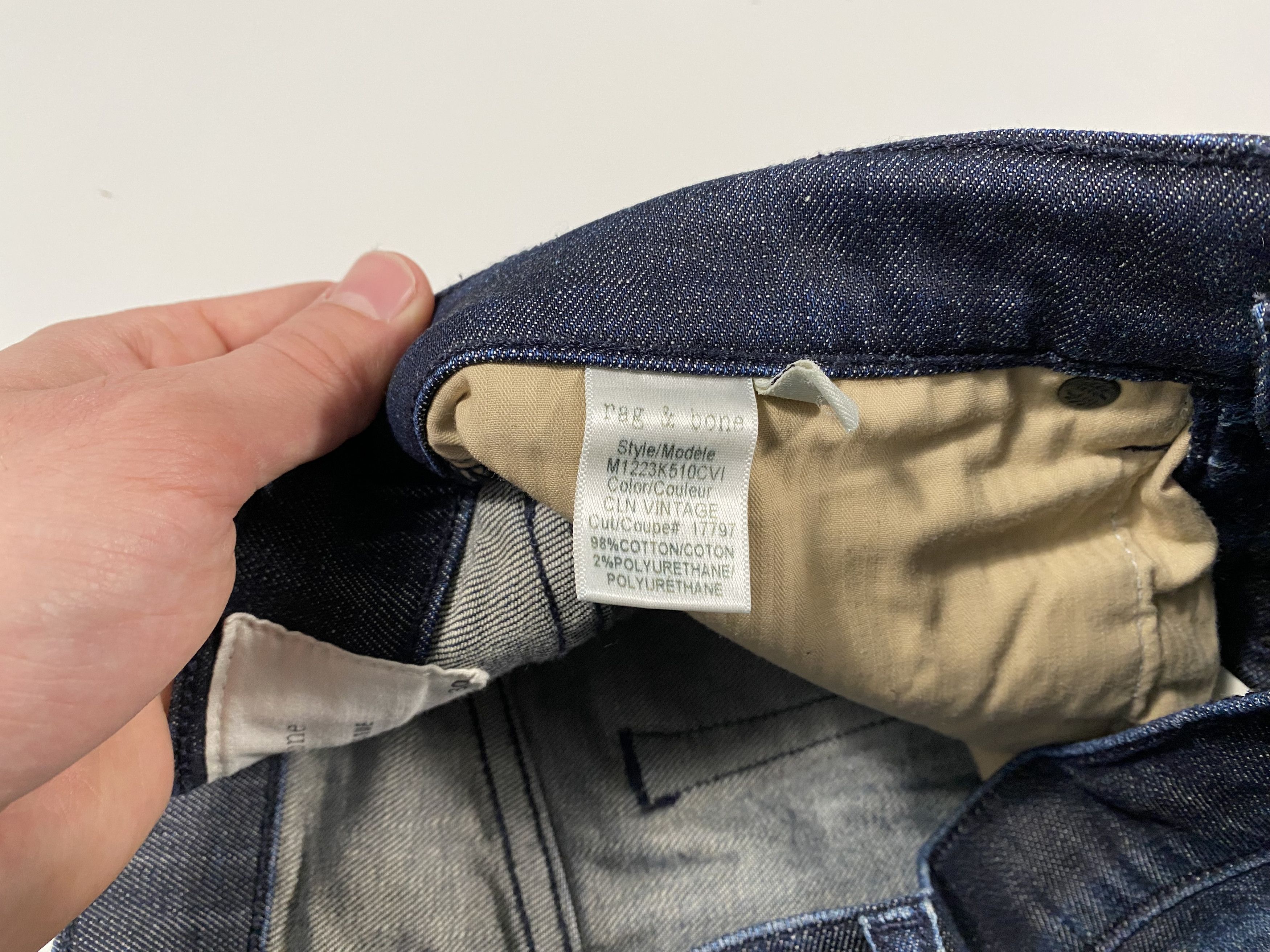 Rag & Bone Rag & Bone Fit 2 Slim leg CLN Vintage jeans 30x27 Size US 30 / EU 46 - 7 Thumbnail