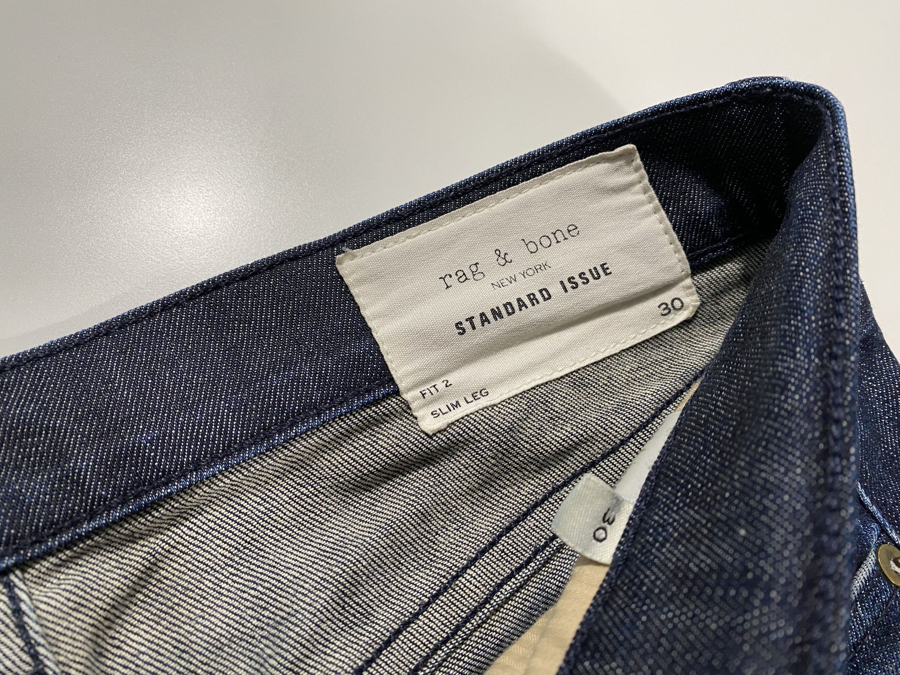 Rag & Bone Rag & Bone Fit 2 Slim leg CLN Vintage jeans 30x27 Size US 30 / EU 46 - 6 Thumbnail
