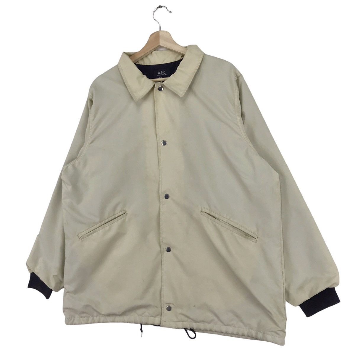 A.P.C. × Vintage Vintage 90’s A.P.C Coaches Jacket Size US L / EU 52-54 / 3 - 4 Thumbnail