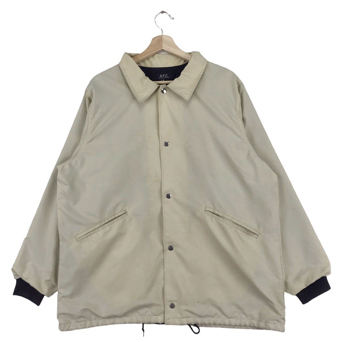 A.P.C. × Vintage Vintage 90’s A.P.C Coaches Jacket Size US L / EU 52-54 / 3 - 2 Thumbnail