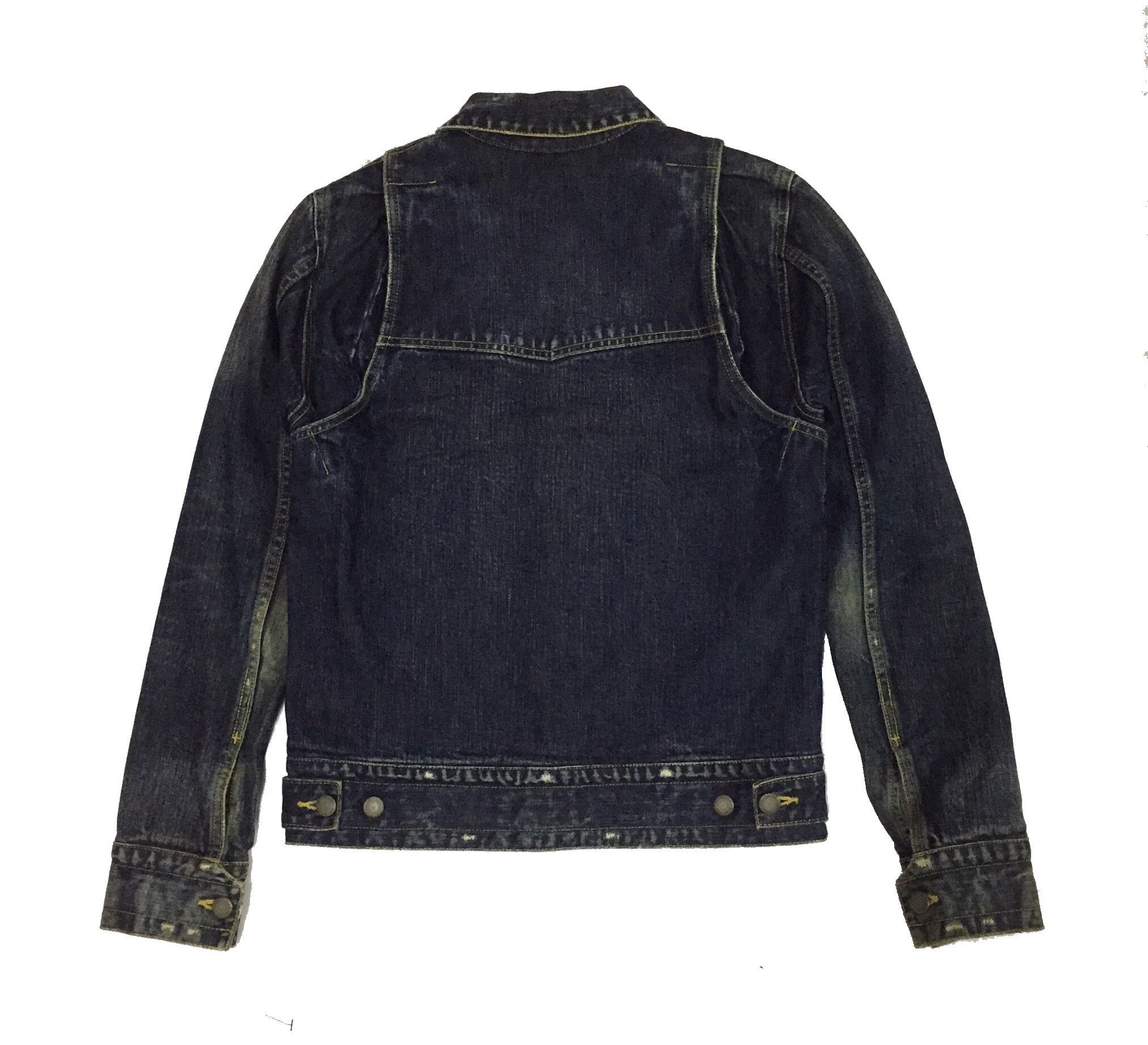Japanese Brand RUDE GALLERY JAPANESE DENIM TRUCKER BLACK JEANS JACKET Size US S / EU 44-46 / 1 - 7 Thumbnail