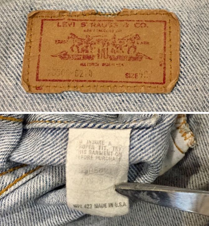 Levi's Vintage Clothing VINTAGE DISTRESSED WORN LEVIS USA DENIM TRUCKER JACKET Size US M / EU 48-50 / 2 - 4 Thumbnail