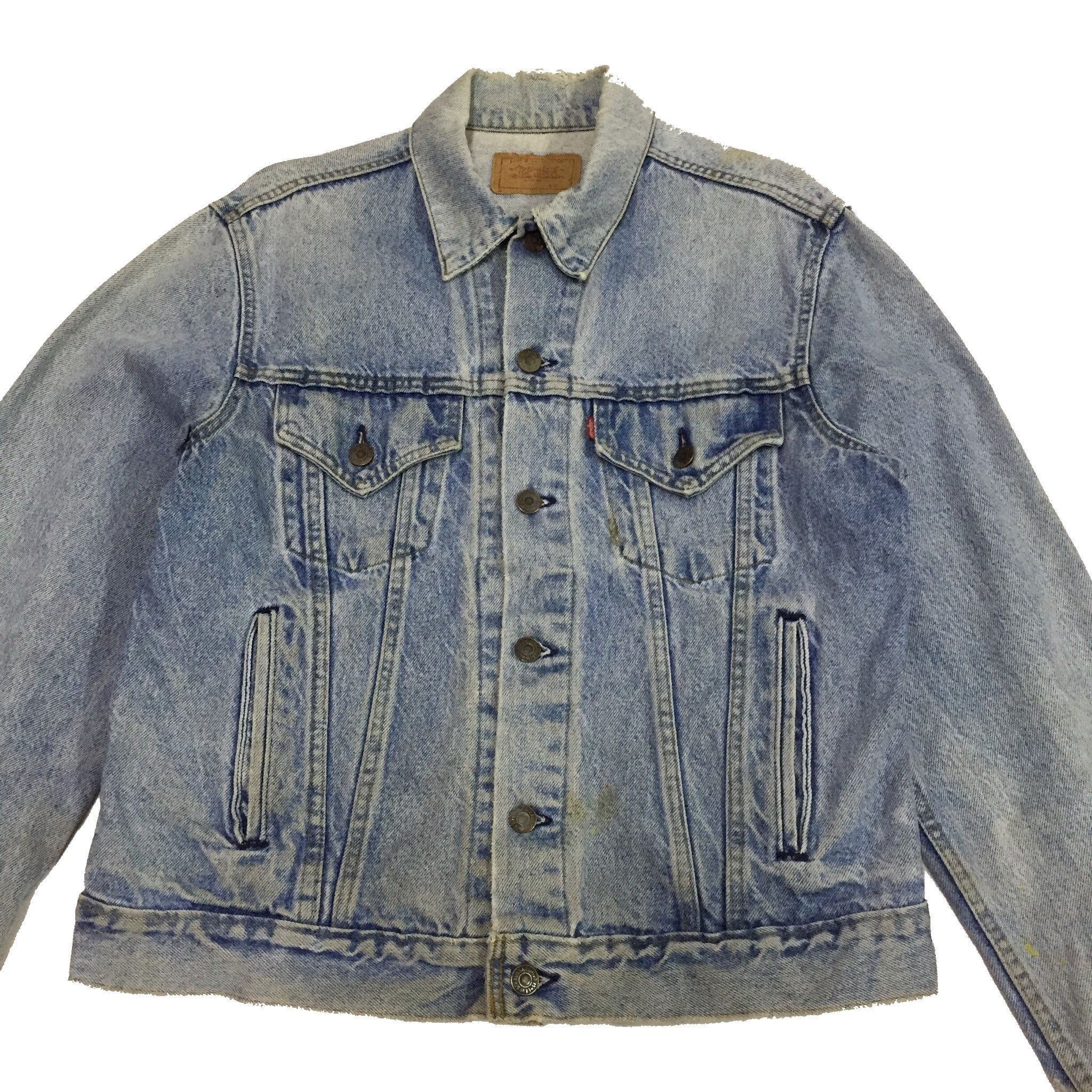 Levi's Vintage Clothing VINTAGE DISTRESSED WORN LEVIS USA DENIM TRUCKER JACKET Size US M / EU 48-50 / 2 - 3 Thumbnail