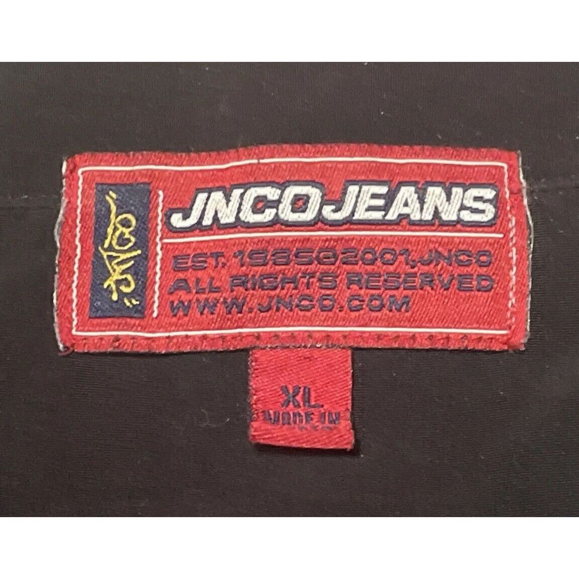 JNCO Vintage 90s XL JNCO Jeans Barbed Wire Button Down Shirt Size US XL / EU 56 / 4 - 4 Thumbnail