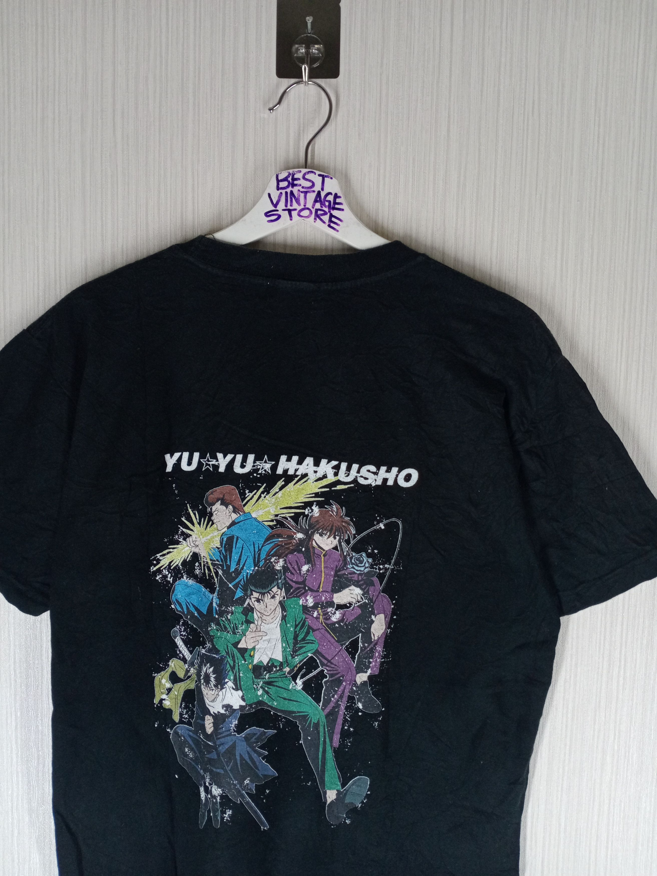 Cartoon Network Vintage Yu Yu Hakusho Anime Manga Rare Japan Size US M / EU 48-50 / 2 - 2 Thumbnail