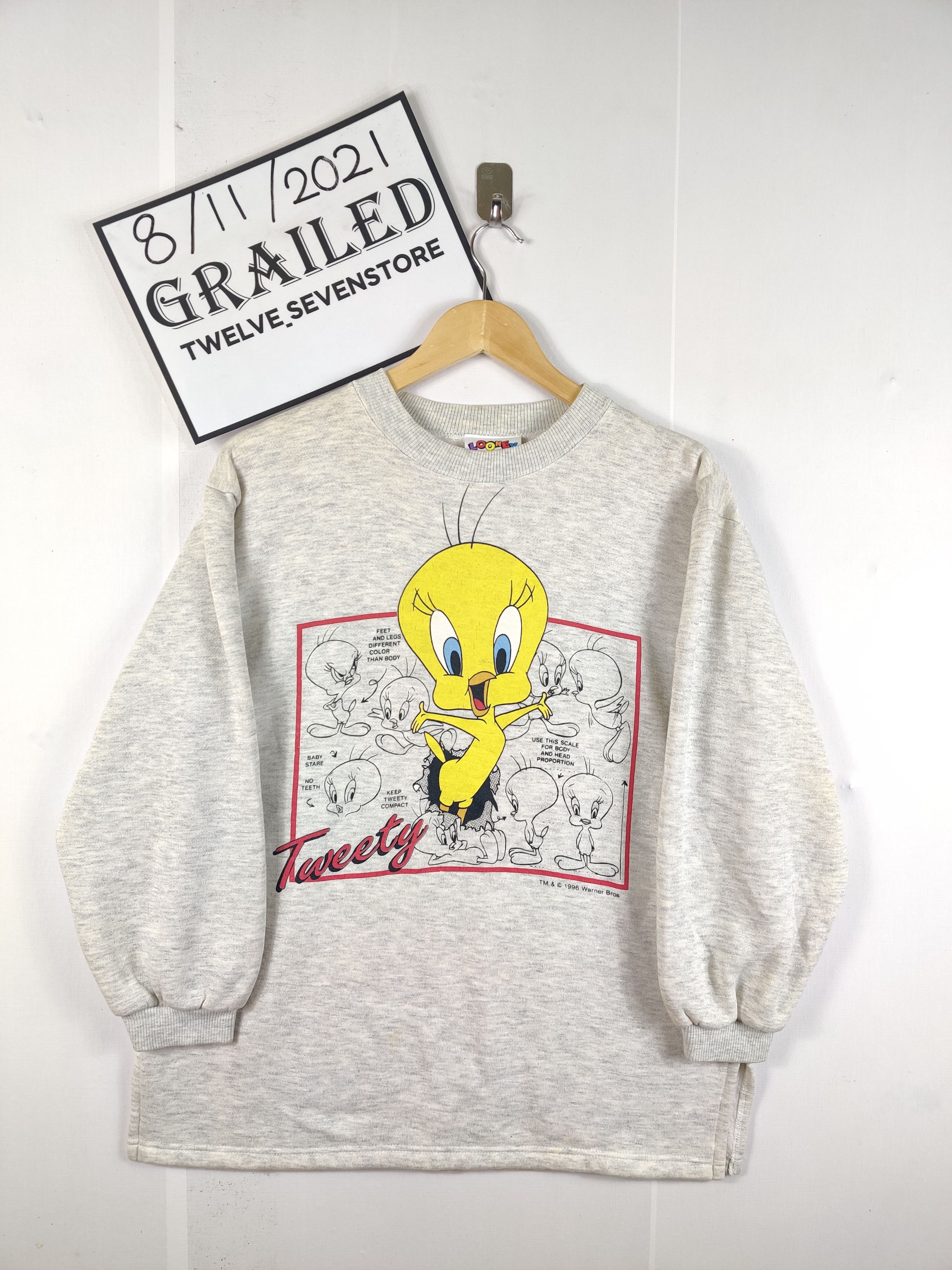 Cartoon Network Vintage 90's Looney Tunes Tweety Crewneck Sweatshirt Size US L / EU 52-54 / 3 - 1 Thumbnail