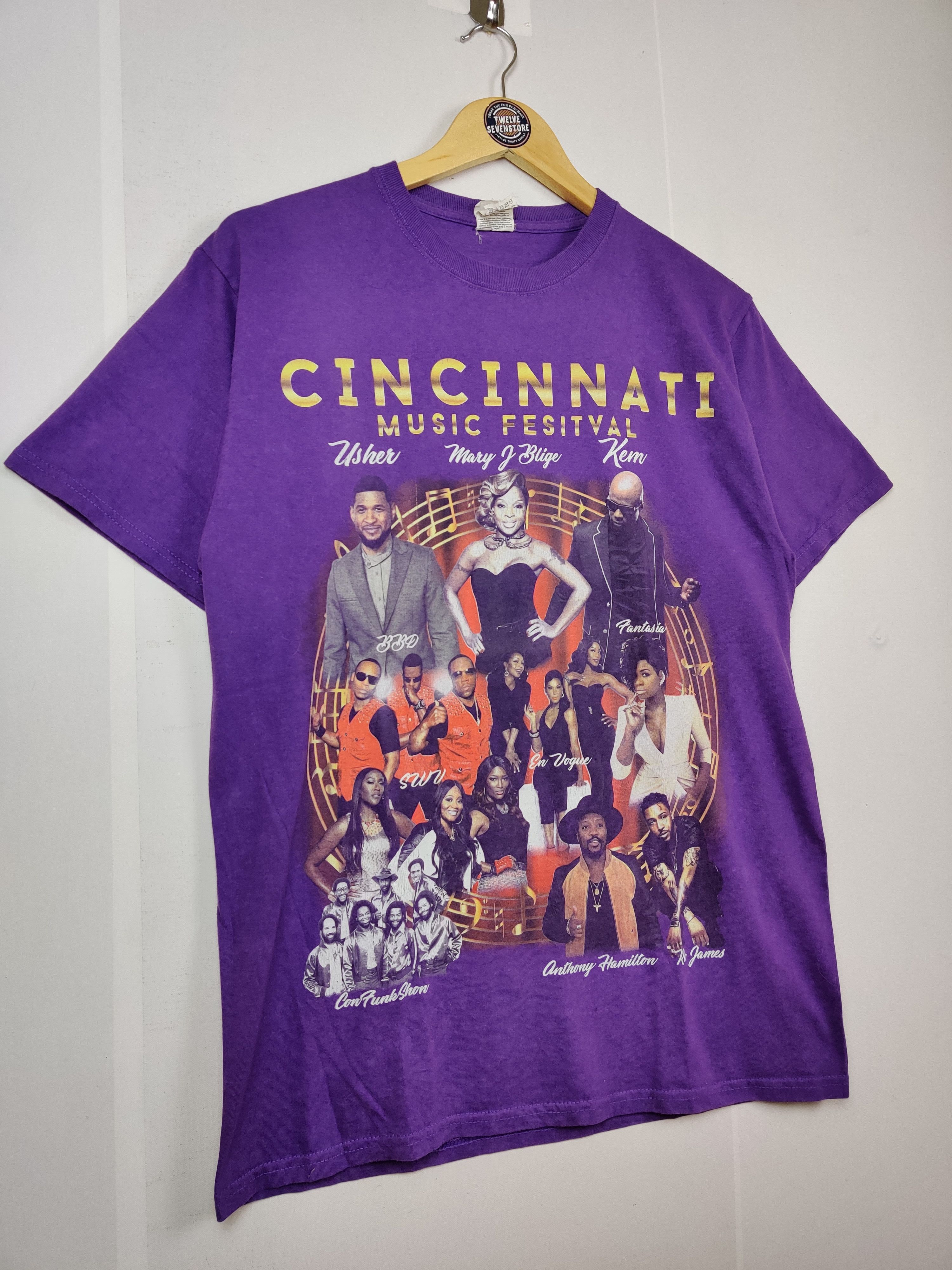 Band Tees Vintage Mary J Blige Cincinnati Music Festival Tee Tshirt Size US M / EU 48-50 / 2 - 4 Thumbnail