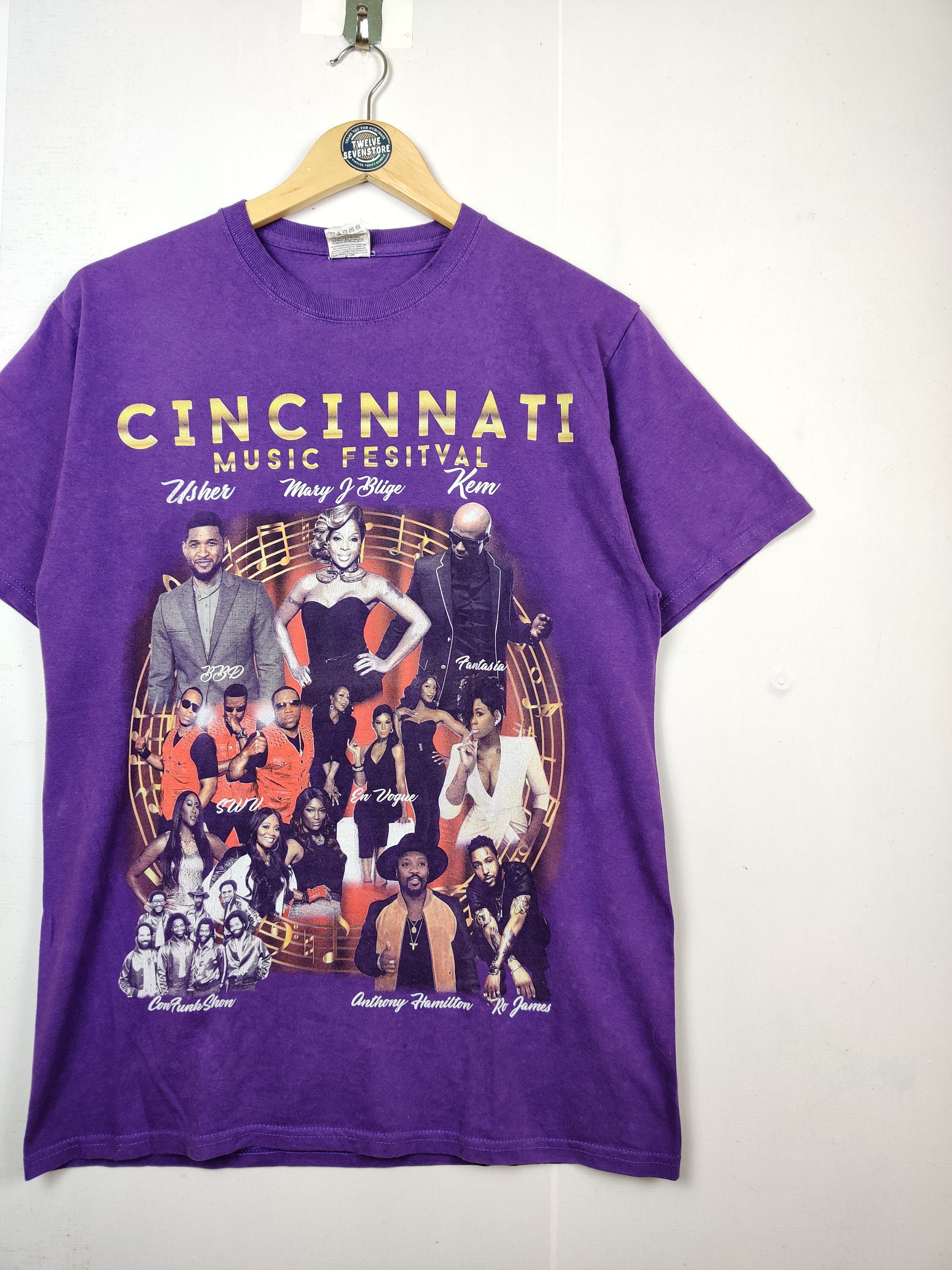 Band Tees Vintage Mary J Blige Cincinnati Music Festival Tee Tshirt Size US M / EU 48-50 / 2 - 3 Thumbnail