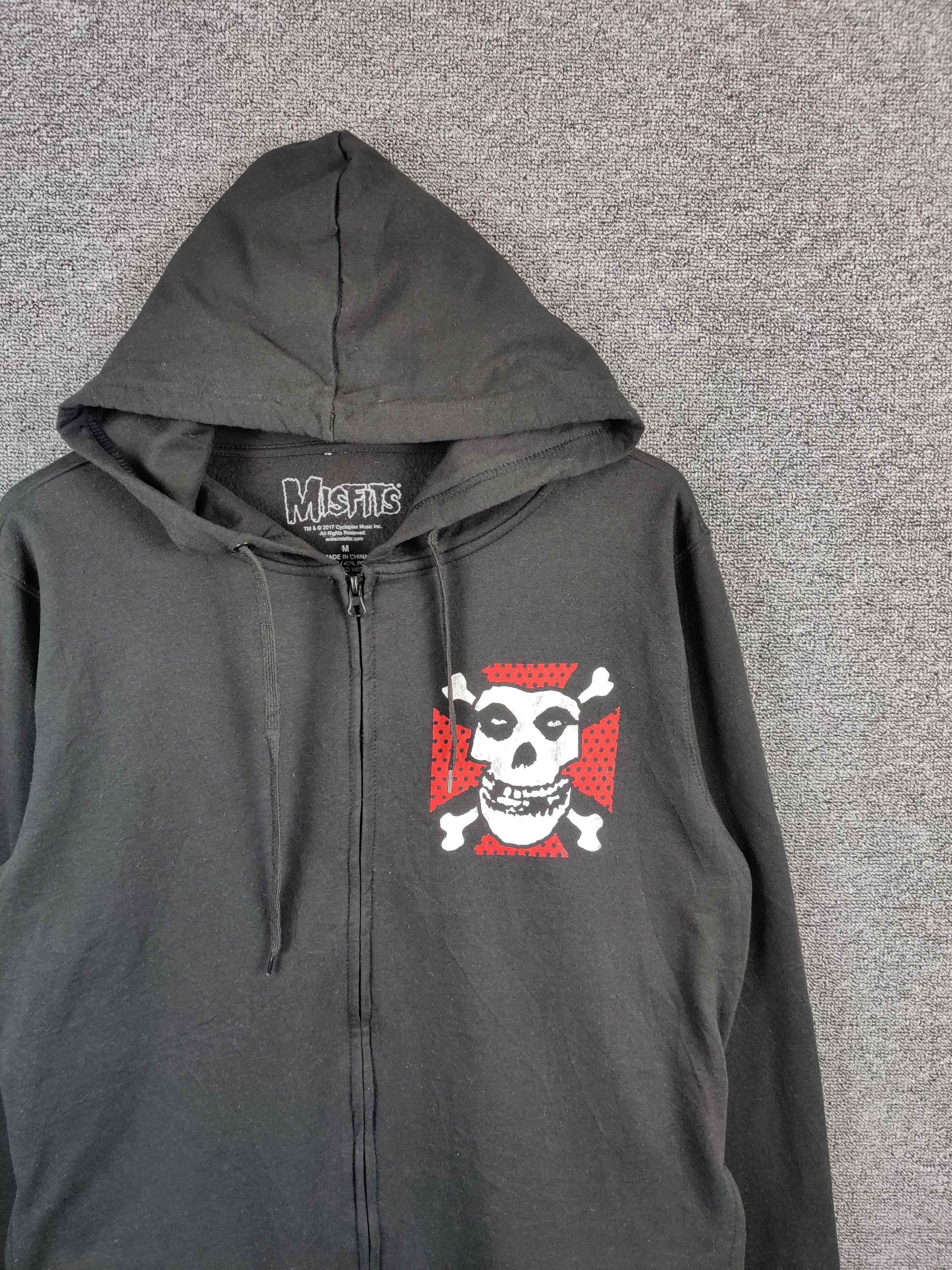 Band Tees Vintage Misfits Band Zipper Hoodie Size US M / EU 48-50 / 2 - 5 Thumbnail