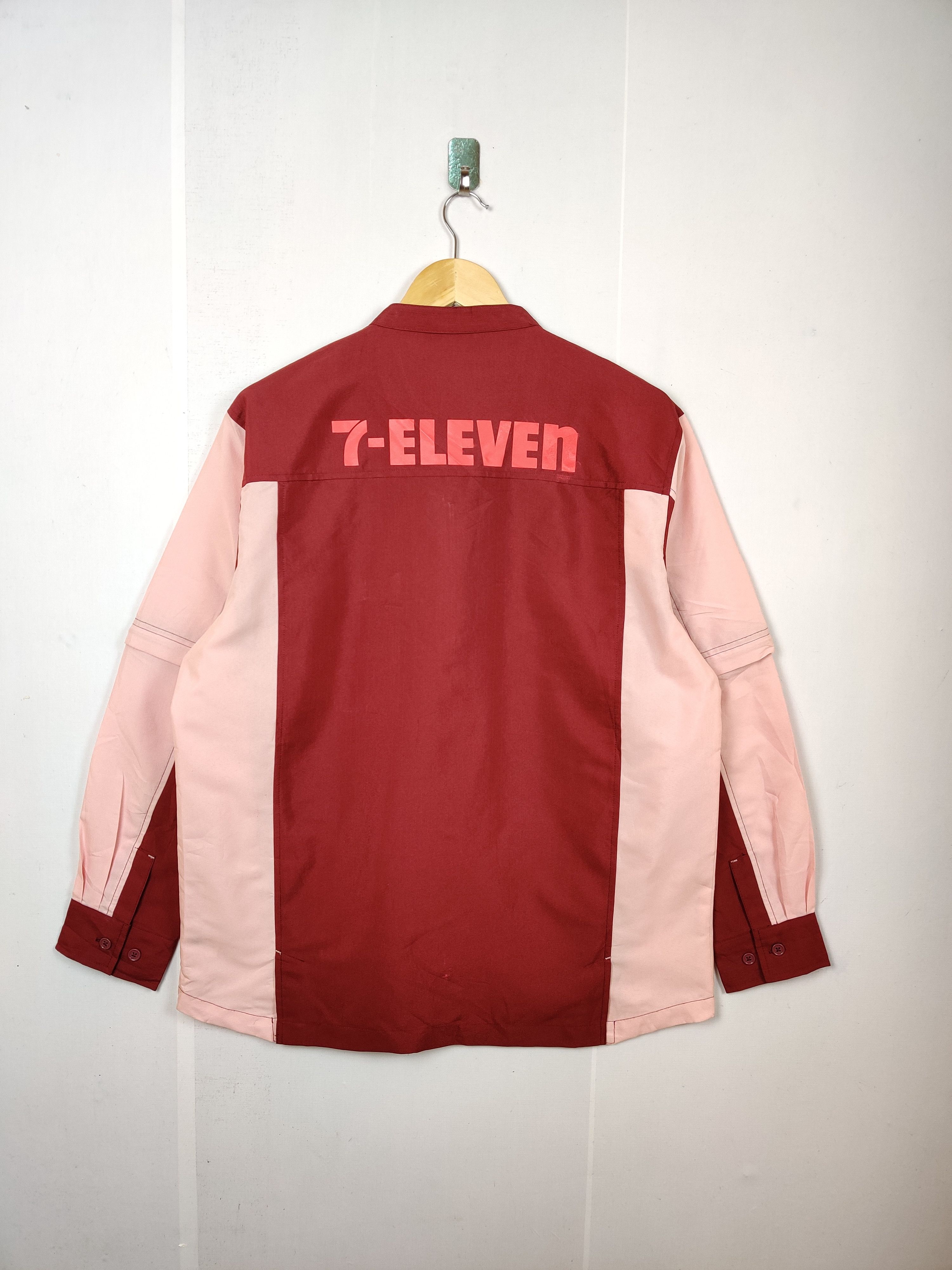 Japanese Brand Vintage 90s 7 Eleven Worker Zipper Uniform Jacket Size US L / EU 52-54 / 3 - 9 Thumbnail