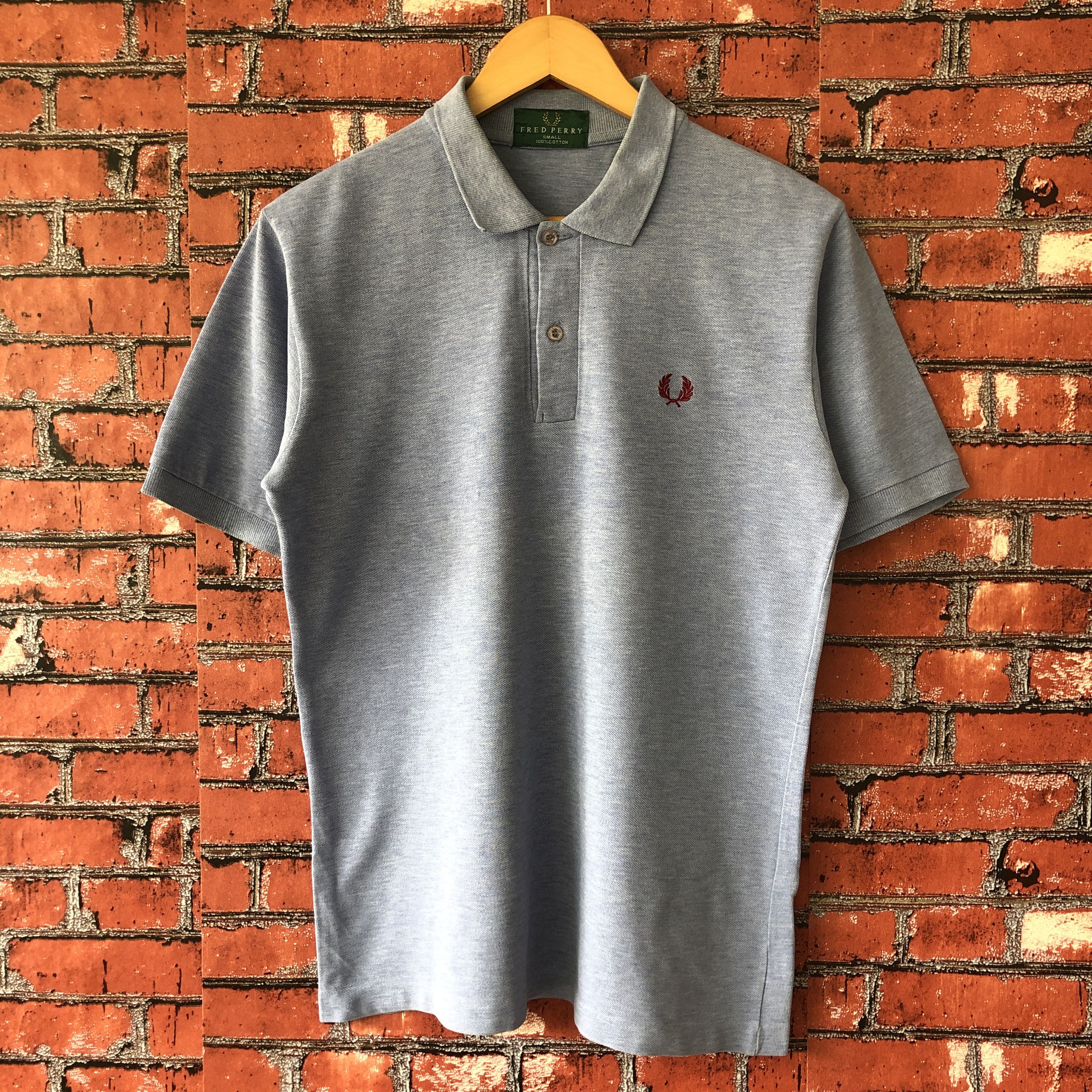 Fred Perry × Vintage Vintage Fred Perry Embroidery Logo Blue Polo Tee Shirt Size US S / EU 44-46 / 1 - 9 Thumbnail