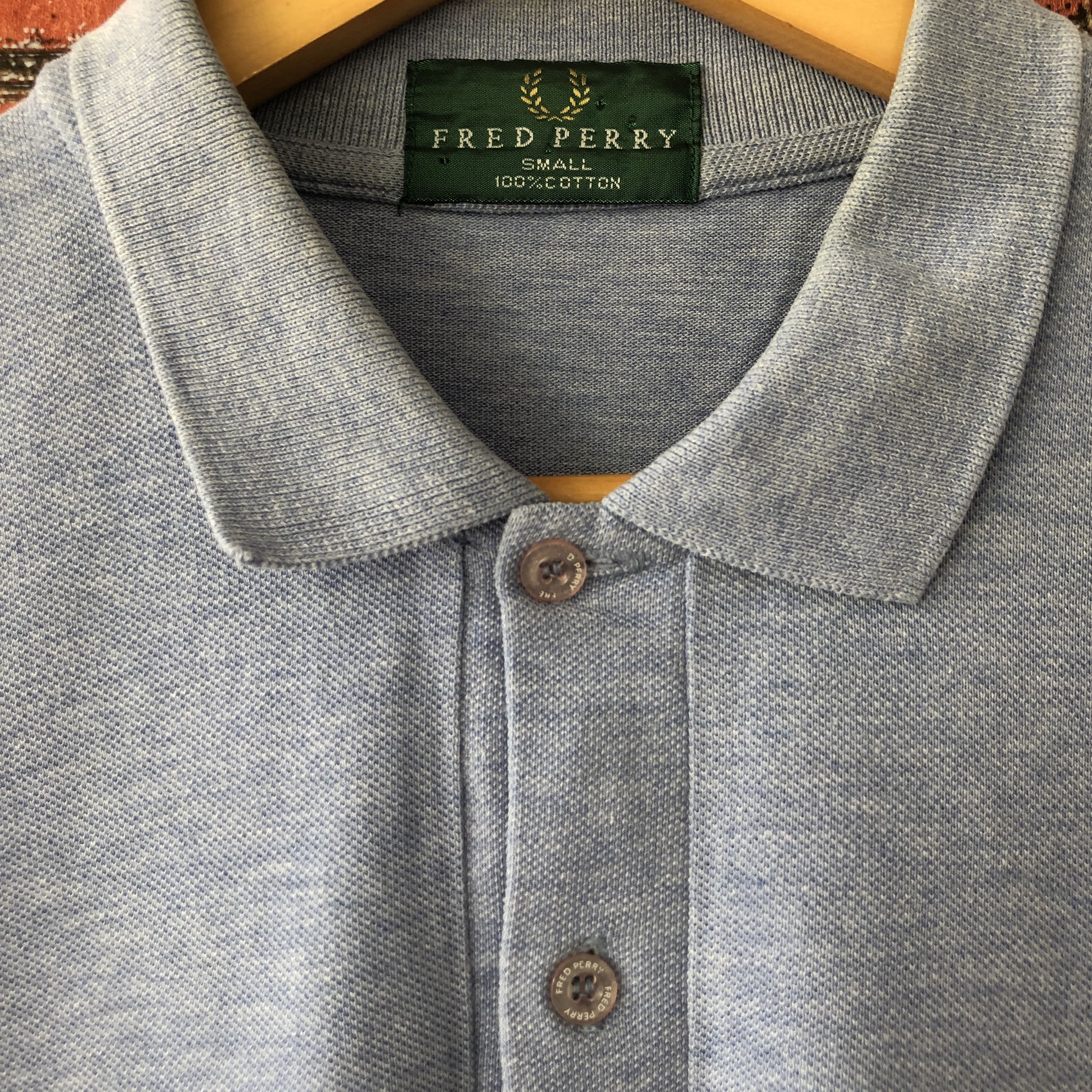 Fred Perry × Vintage Vintage Fred Perry Embroidery Logo Blue Polo Tee Shirt Size US S / EU 44-46 / 1 - 3 Thumbnail