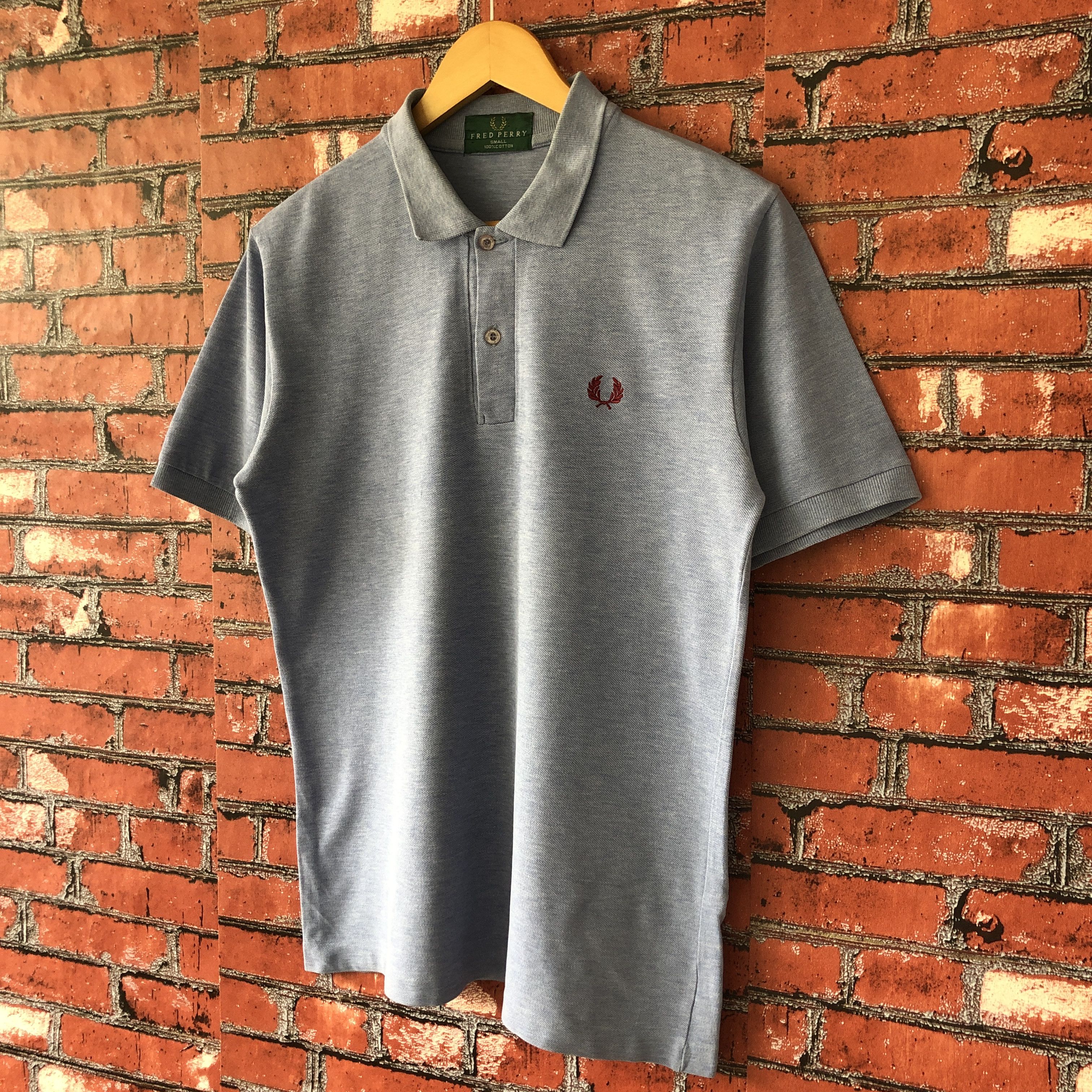 Fred Perry × Vintage Vintage Fred Perry Embroidery Logo Blue Polo Tee Shirt Size US S / EU 44-46 / 1 - 7 Thumbnail