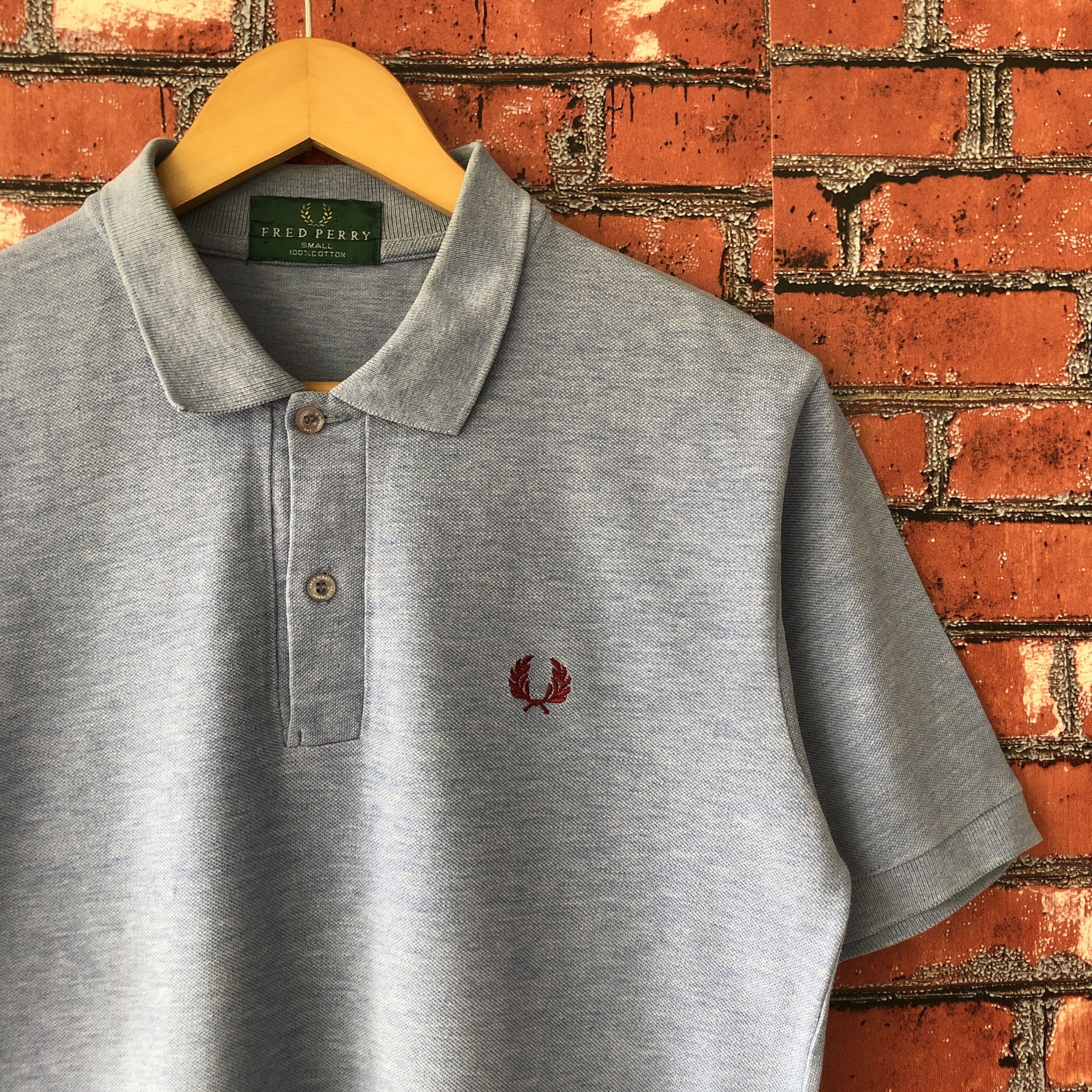 Fred Perry × Vintage Vintage Fred Perry Embroidery Logo Blue Polo Tee Shirt Size US S / EU 44-46 / 1 - 4 Thumbnail