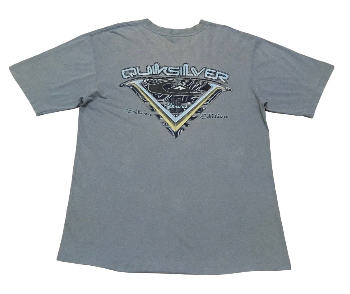 Vintage Rare Design Vintage Quiksilver Made In Usa T-shirt 1990s Size US XL / EU 56 / 4 - 1 Preview
