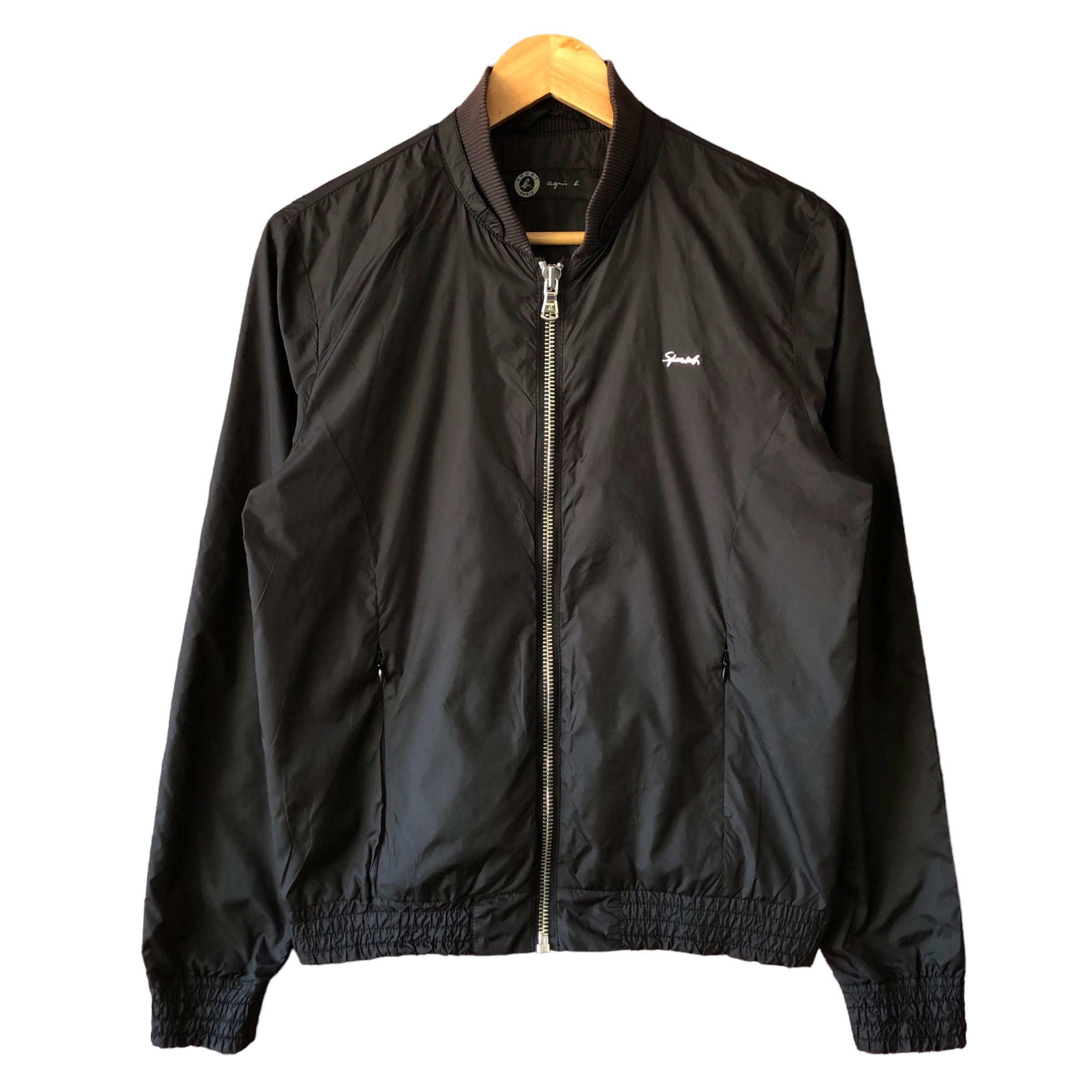 agnes b. Agnes B Sport Black Nylon Zipper Jacket 1 Fit S Size US S / EU 44-46 / 1 - 1 Thumbnail