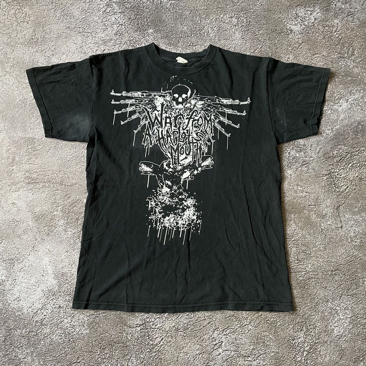 Vintage Vintage Y2K Goth Graphic Tee Dark Metal Skull Oversized L Size US L / EU 52-54 / 3 - 1 Thumbnail