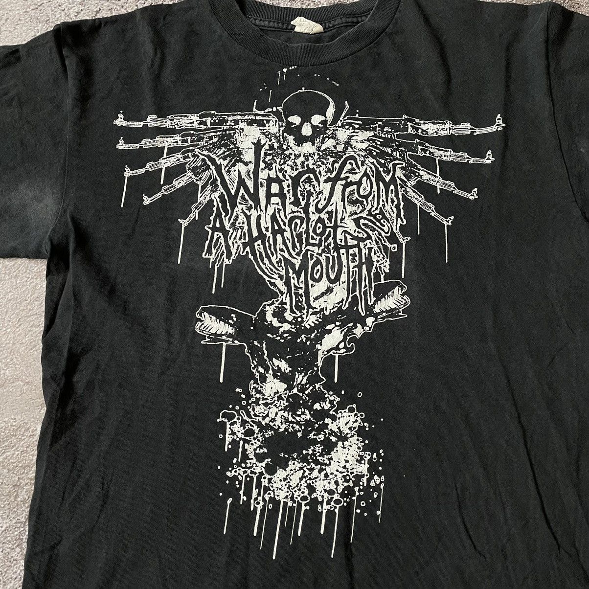 Vintage Vintage Y2K Goth Graphic Tee Dark Metal Skull Oversized L Size US L / EU 52-54 / 3 - 2 Thumbnail