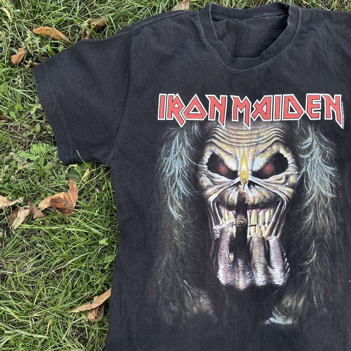 Vintage Vintage Y2K Iron Maiden Band Tee Graphic Skull Grunge Slim S Size US S / EU 44-46 / 1 - 3 Thumbnail