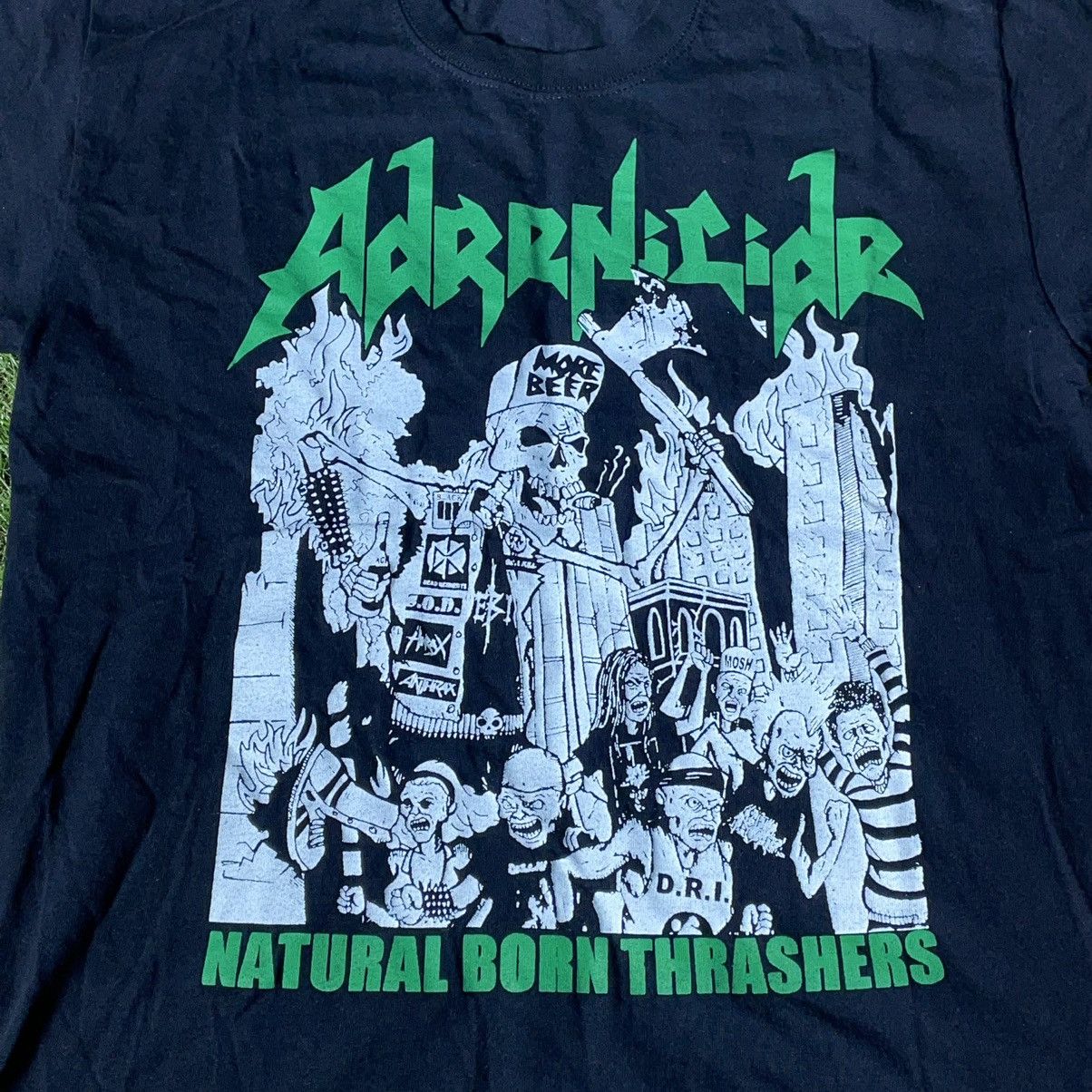 Vintage Vintage Y2K Horror Graphic Tee Grunge Skulls Devil Print L Size US L / EU 52-54 / 3 - 4 Thumbnail