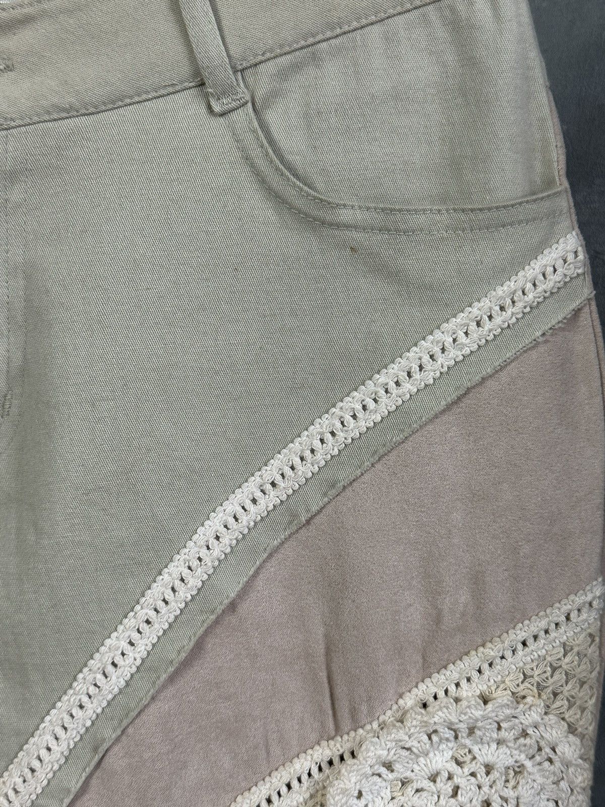 Japanese Brand × Vintage Vintage Embroidered Floral Women’s Pants Size 26" / US 2 / IT 38 - 6 Thumbnail