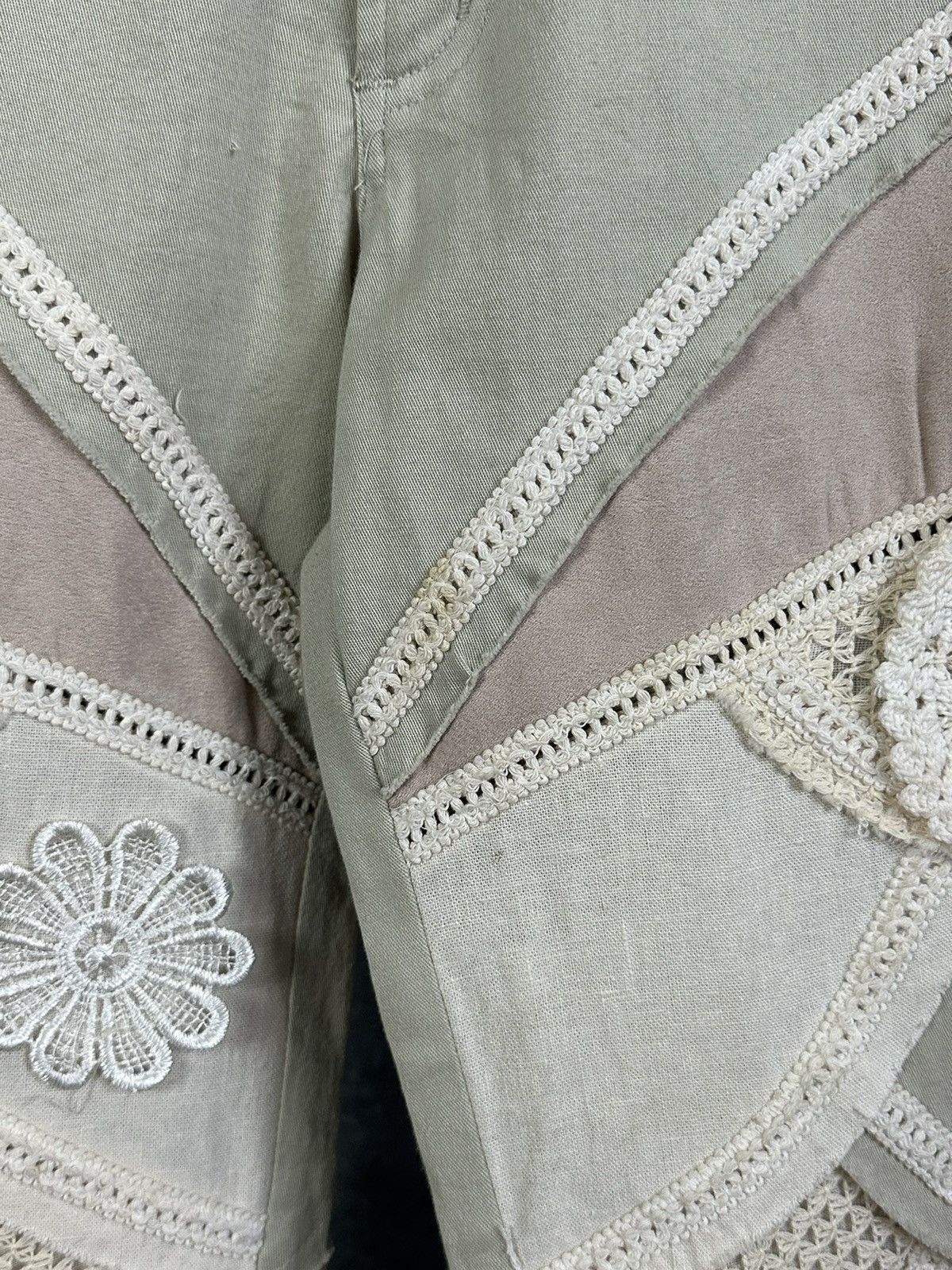 Japanese Brand × Vintage Vintage Embroidered Floral Women’s Pants Size 26" / US 2 / IT 38 - 5 Thumbnail
