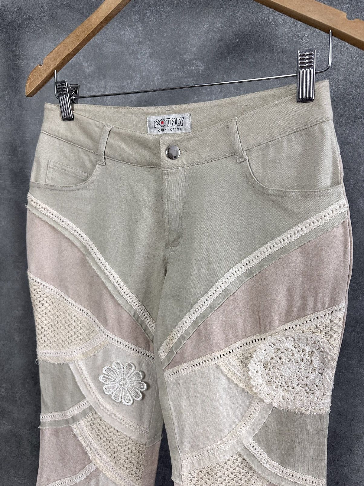 Japanese Brand × Vintage Vintage Embroidered Floral Women’s Pants Size 26" / US 2 / IT 38 - 7 Thumbnail
