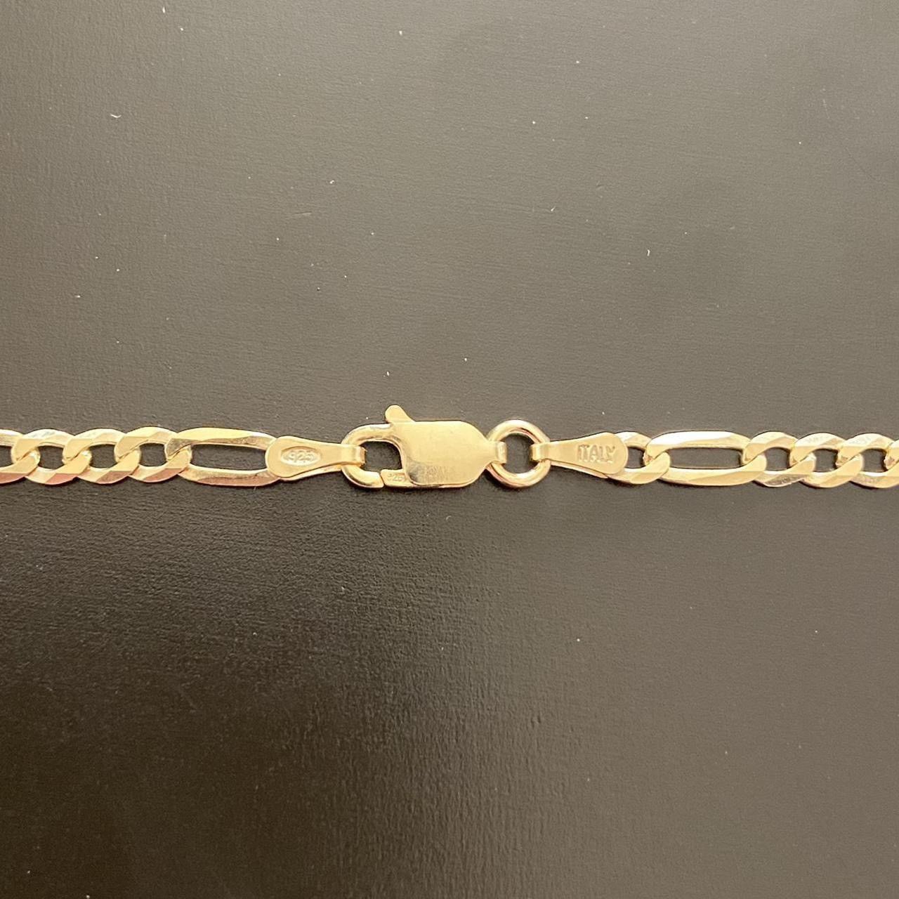 Other Gold Chain 14k Gold Vermeil Figaro Chain 18in 4mm Size ONE SIZE - 3 Thumbnail