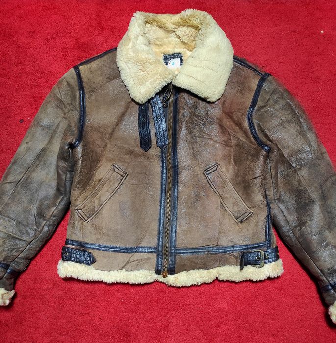 Us Air Force Very Rare Avirex B3 Shearling Jacket Size 36 | Grailed