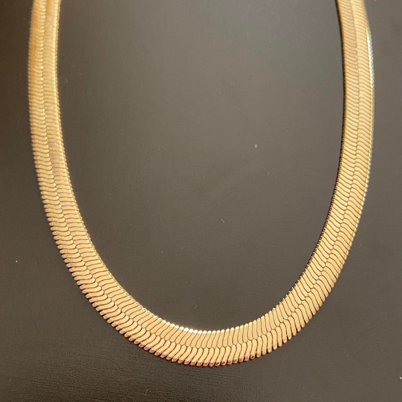 Other Gold Chain 14k Gold Herringbone Chain 24in 6mm Size ONE SIZE - 4 Thumbnail