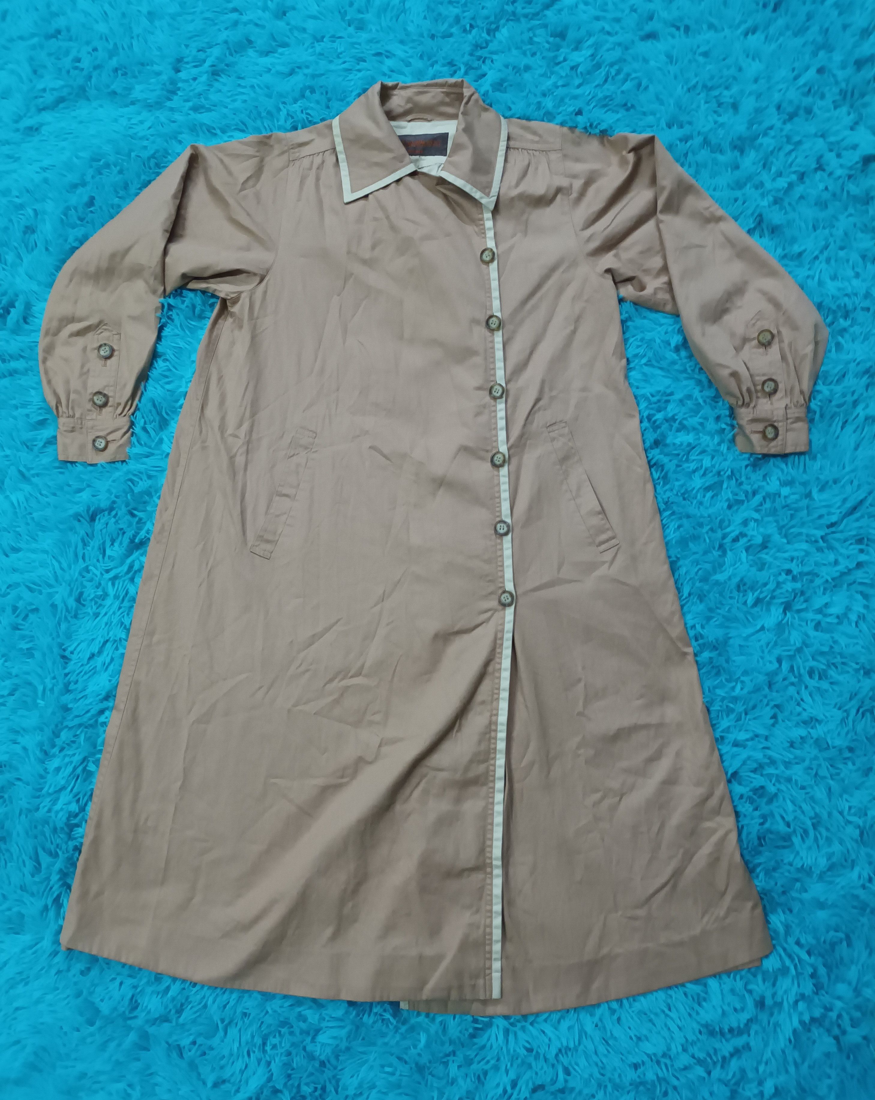 image of Archival Clothing x YVES Saint Laurent YVES Saint Laurent Long Jacket in Light Orange (Size Large)