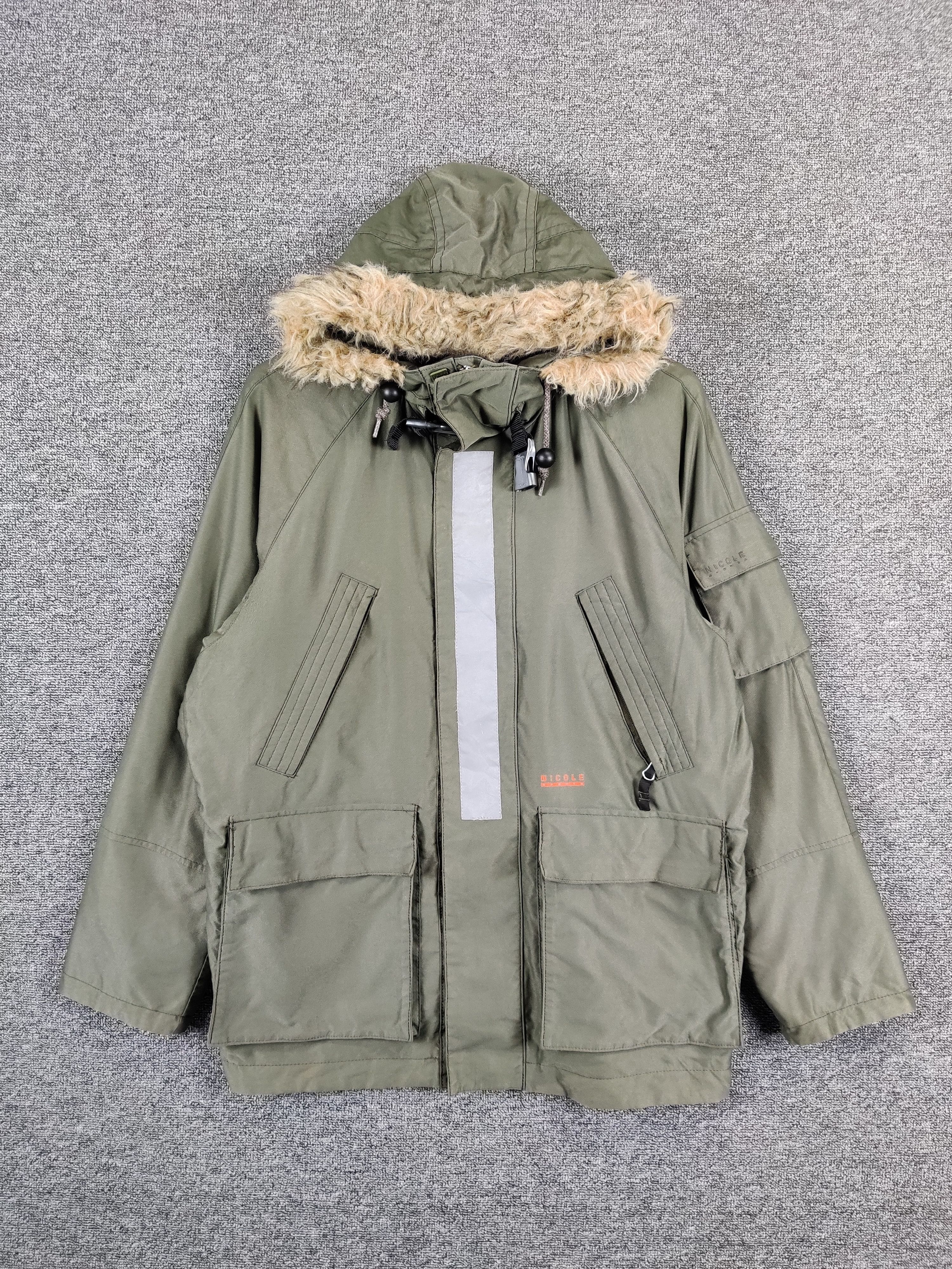 Japanese Brand Vintage Nicole Sport Zipper Fur Hoodie Jacket Size US M / EU 48-50 / 2 - 1 Thumbnail