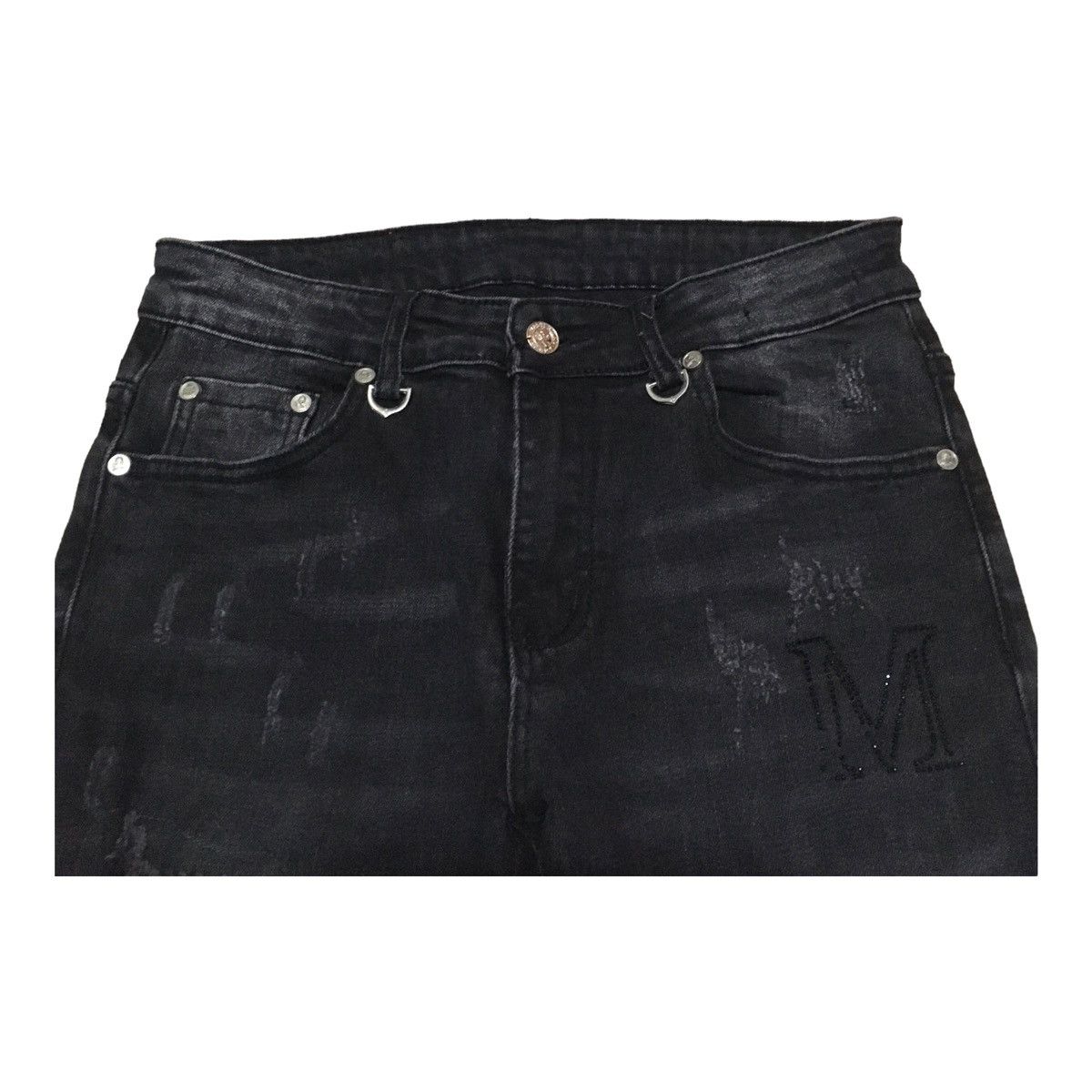 Mastermind Japan Rare Design Vintage Brand Mastermind Distressed Jeans 2000s Size US 29 - 3 Thumbnail
