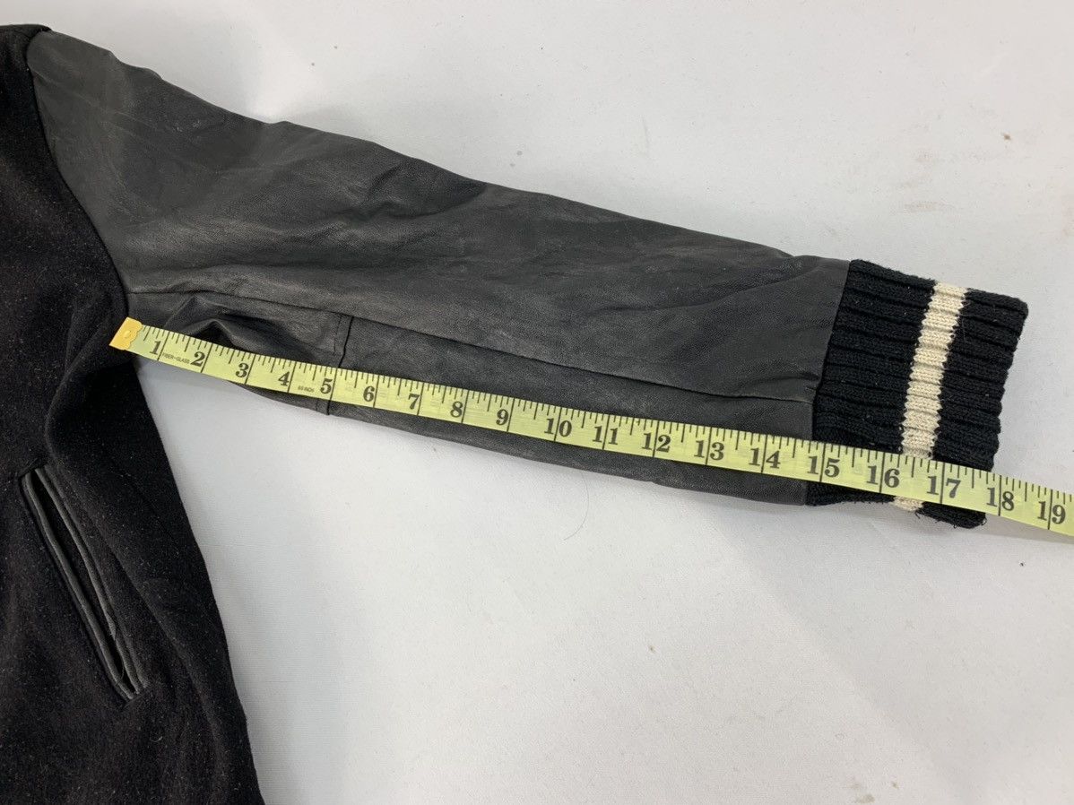 Vintage Apply Japanese Brand Snap Button Leather Sleeve Varsity Size US S / EU 44-46 / 1 - 12 Thumbnail