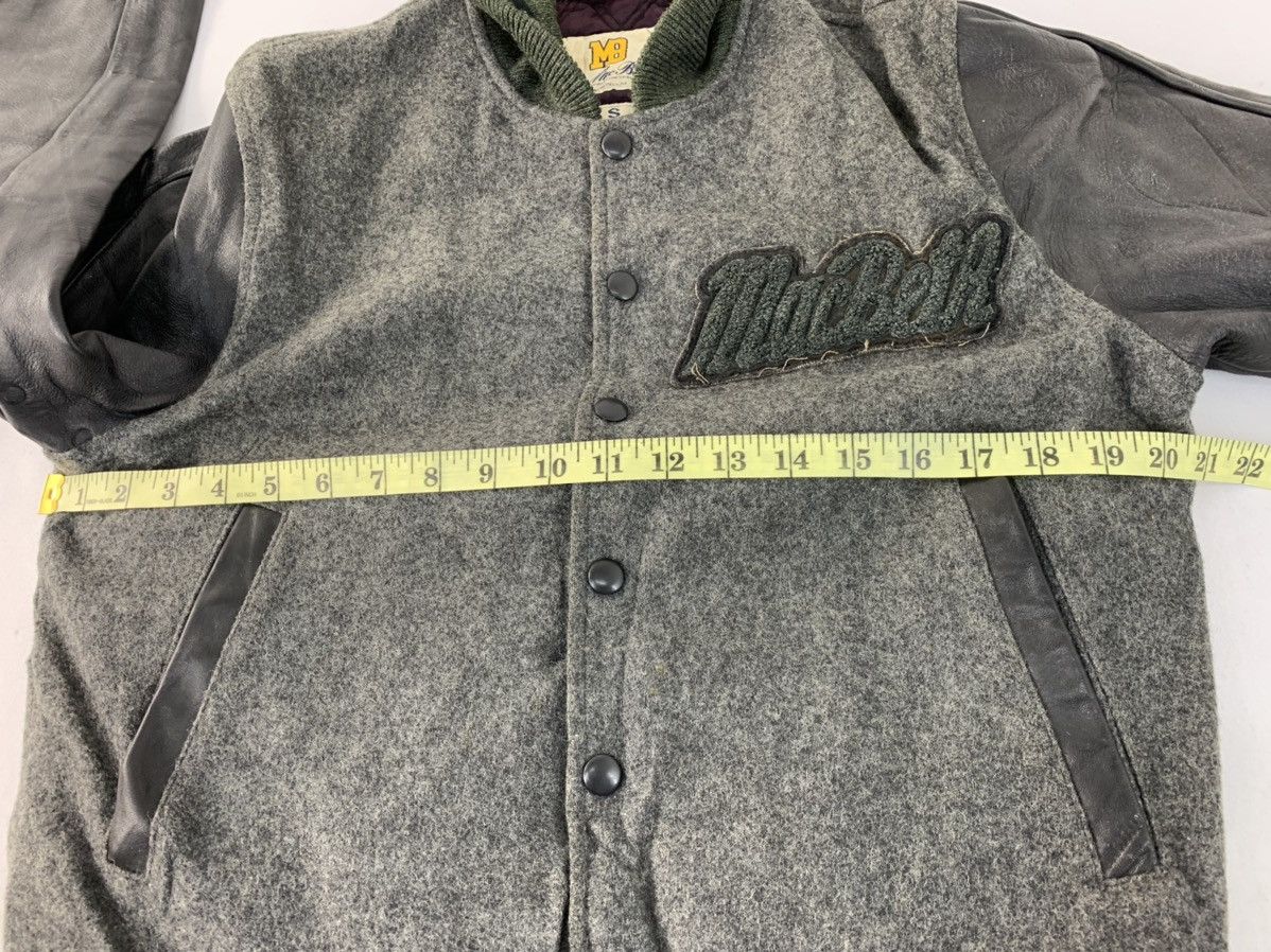 Macbeth Rare 90s Macbeth MB Varsity Jacket Spell Out Leather Sleeve Size US S / EU 44-46 / 1 - 12 Thumbnail