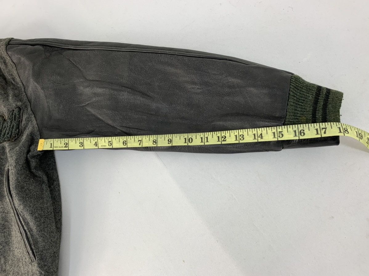 Macbeth Rare 90s Macbeth MB Varsity Jacket Spell Out Leather Sleeve Size US S / EU 44-46 / 1 - 14 Thumbnail