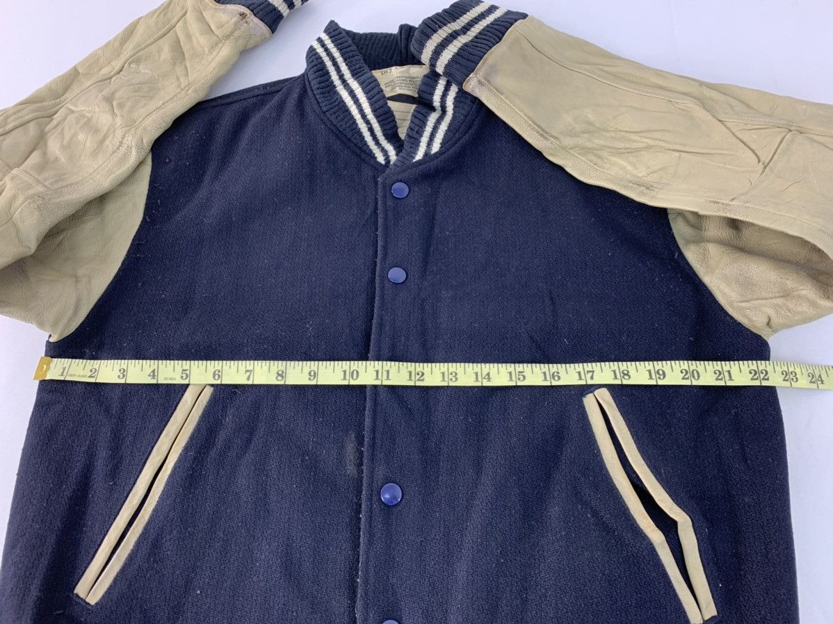 Vintage 90s Houston Sportswear Varsity Snap Button Jacket Size US M / EU 48-50 / 2 - 9 Thumbnail