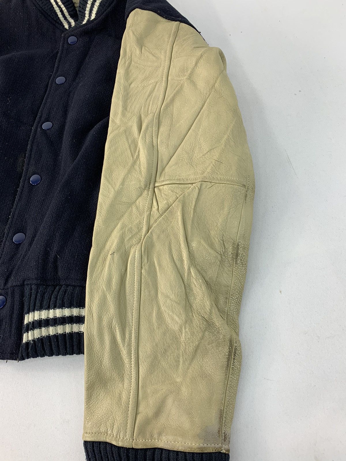Vintage 90s Houston Sportswear Varsity Snap Button Jacket Size US M / EU 48-50 / 2 - 13 Thumbnail