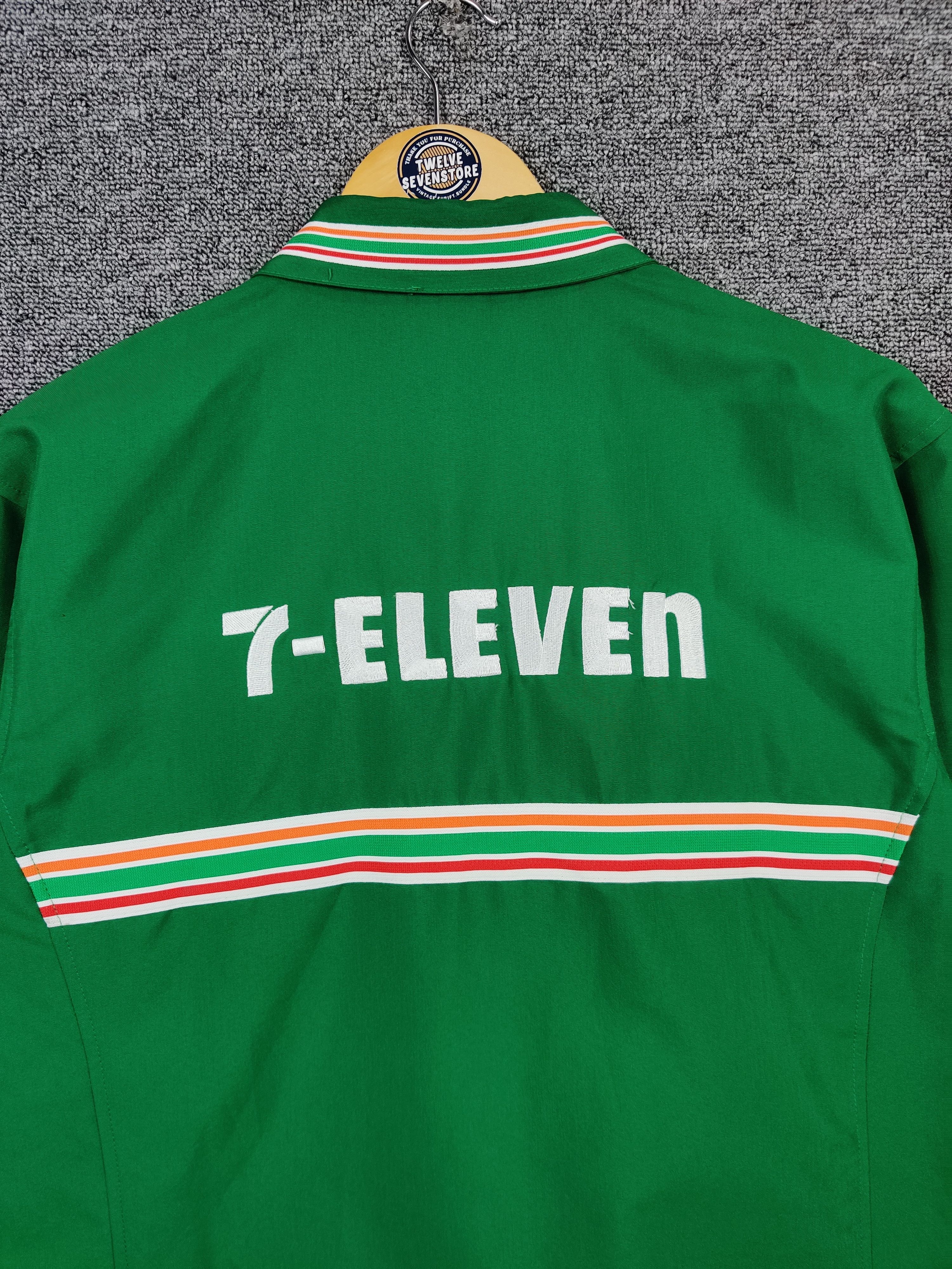 Japanese Brand 90's 7 Eleven Uniform Workers Long Sleeve Button Up Shirt Size US L / EU 52-54 / 3 - 10 Thumbnail