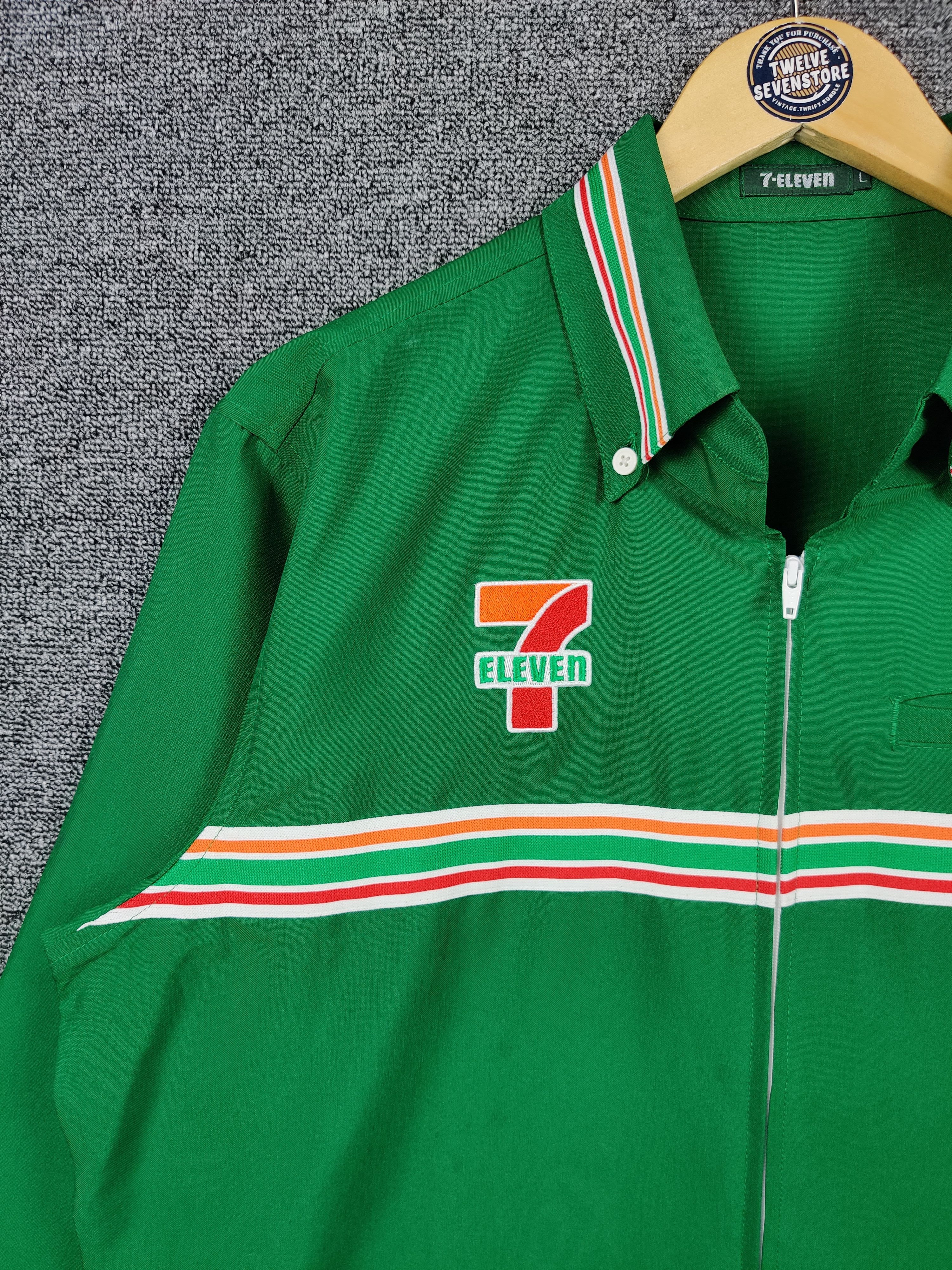 Japanese Brand 90's 7 Eleven Uniform Workers Long Sleeve Button Up Shirt Size US L / EU 52-54 / 3 - 5 Thumbnail