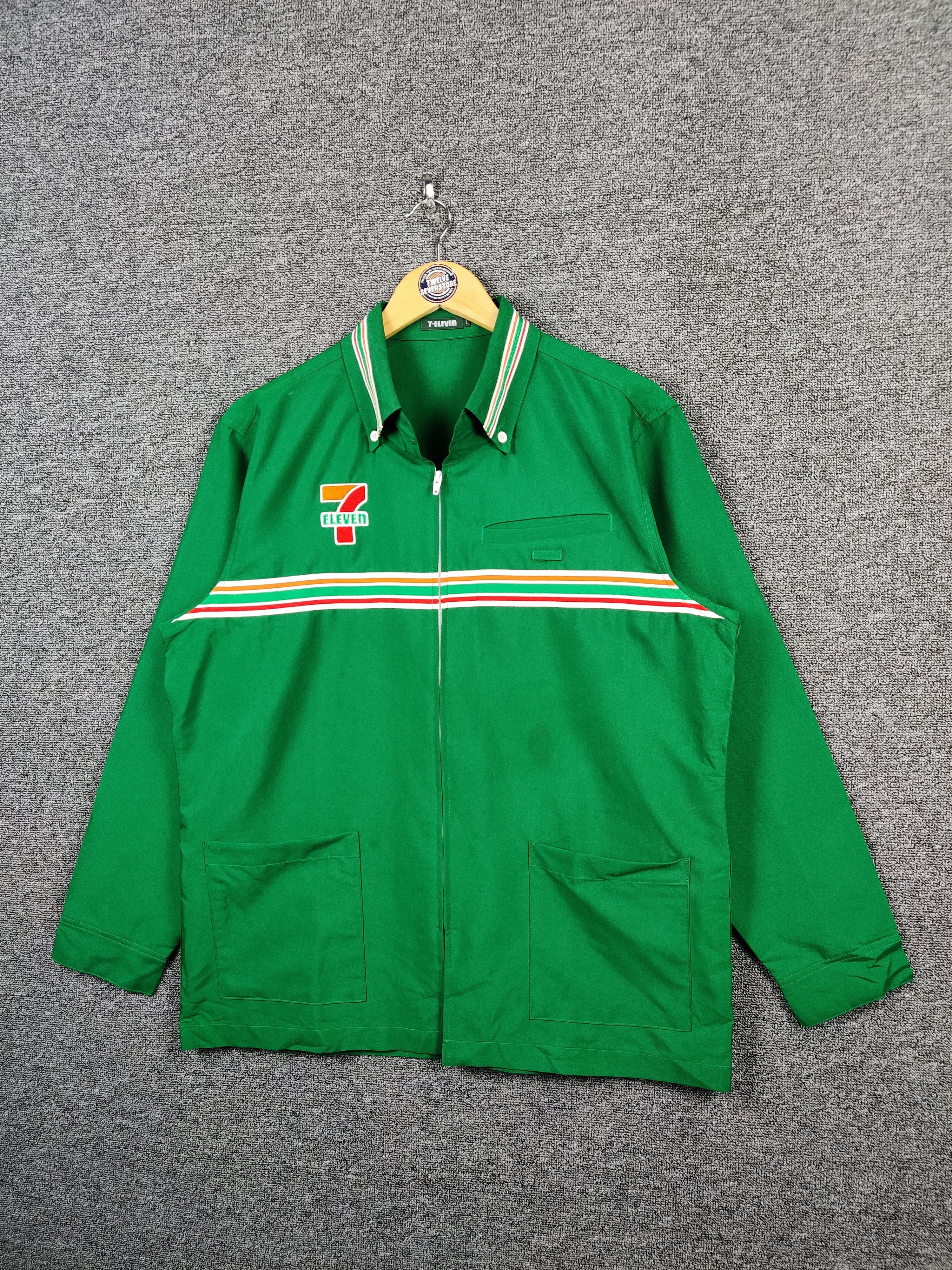 Japanese Brand 90's 7 Eleven Uniform Workers Long Sleeve Button Up Shirt Size US L / EU 52-54 / 3 - 2 Thumbnail