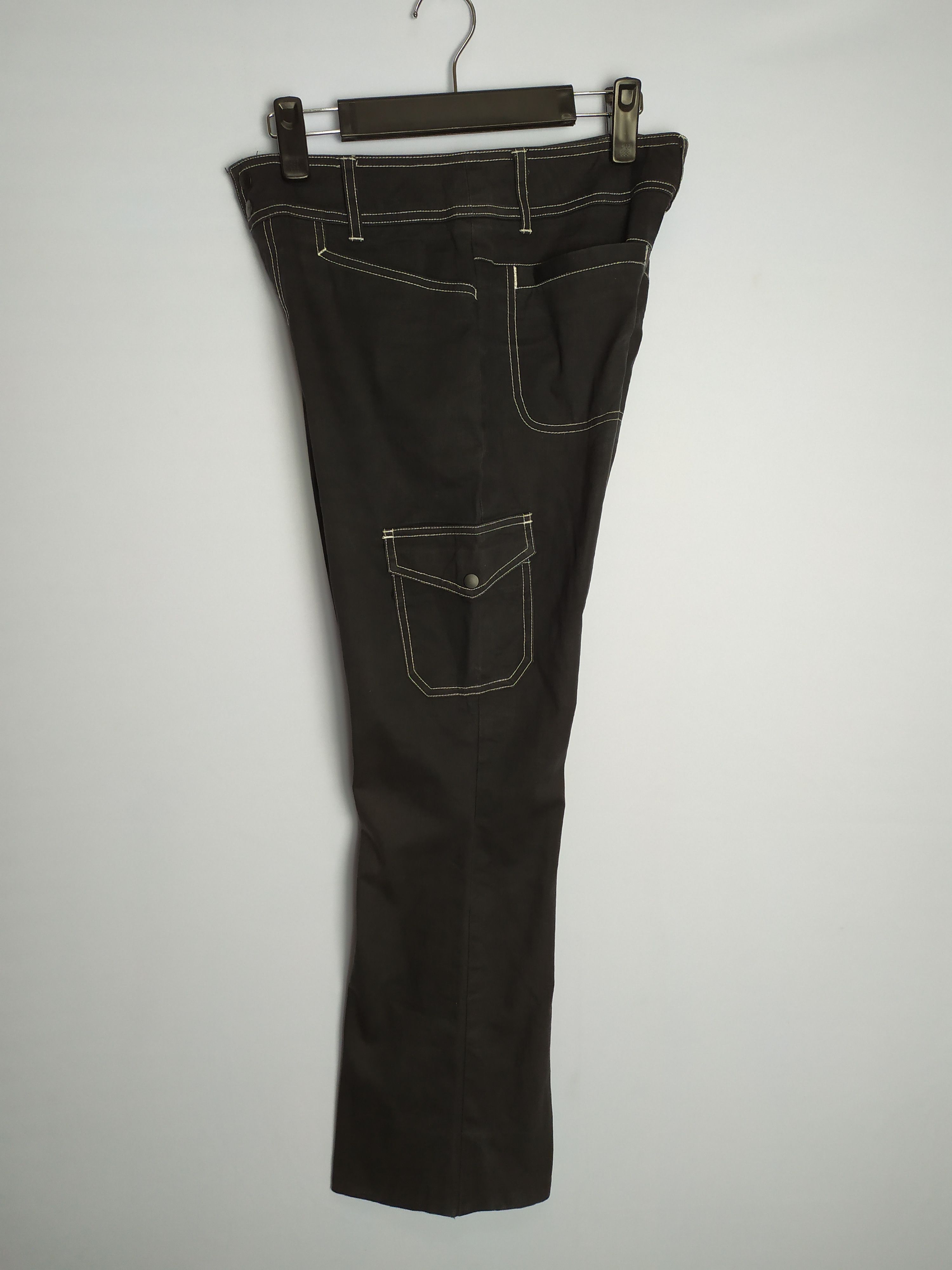 Japanese Brand × Vintage TIGORA BLACK FLARE CARGO PANTS Size US 28 / EU 44 - 17 Thumbnail