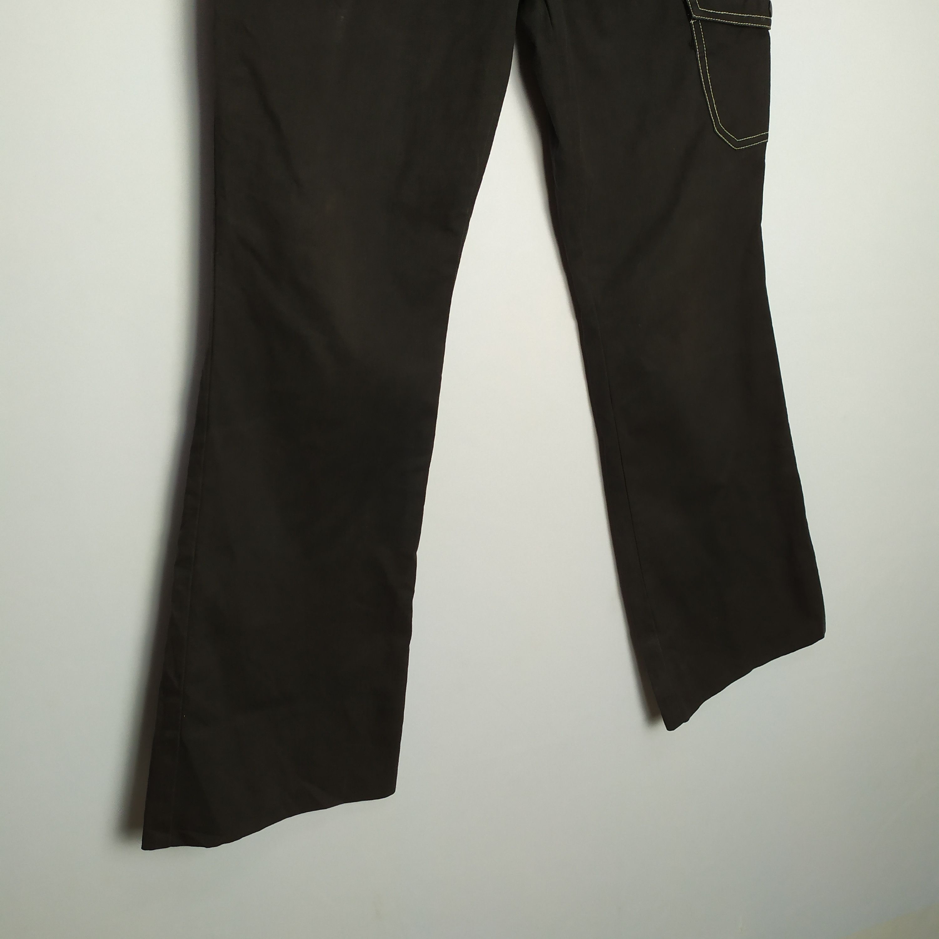 Japanese Brand × Vintage TIGORA BLACK FLARE CARGO PANTS Size US 28 / EU 44 - 3 Thumbnail